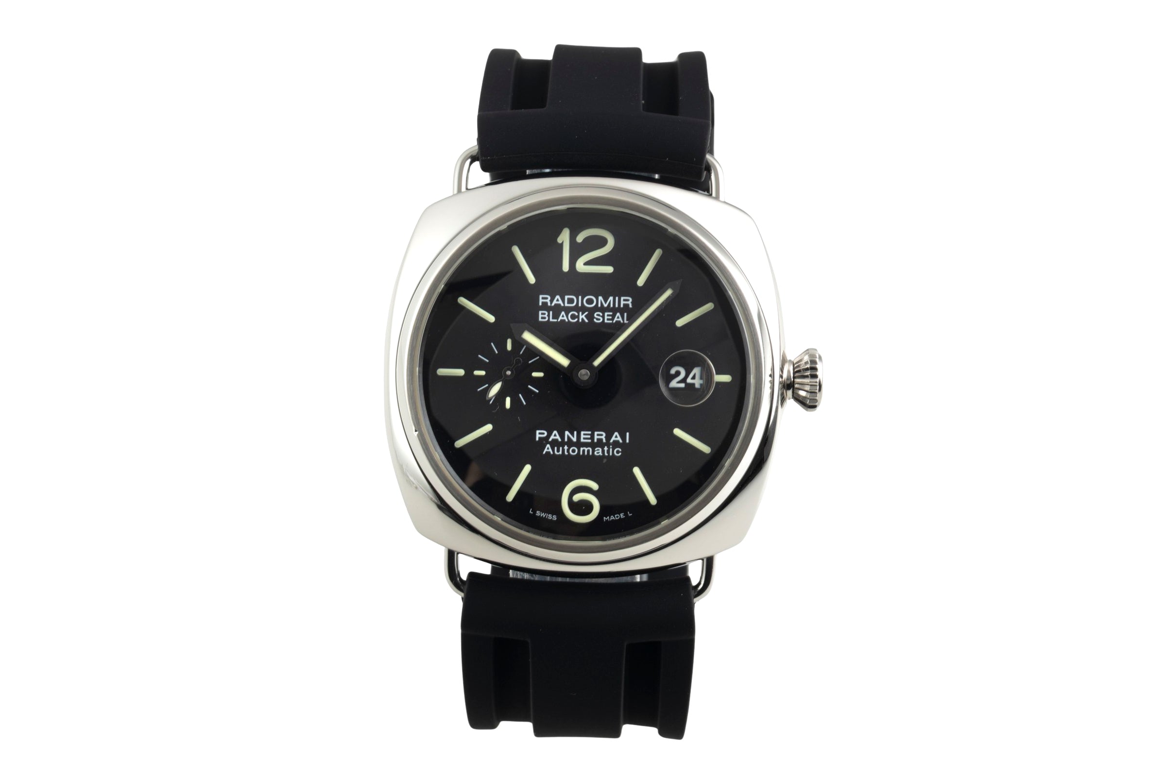 Panerai Black Seal steel automatic men's watch PAM00287  [2602699]