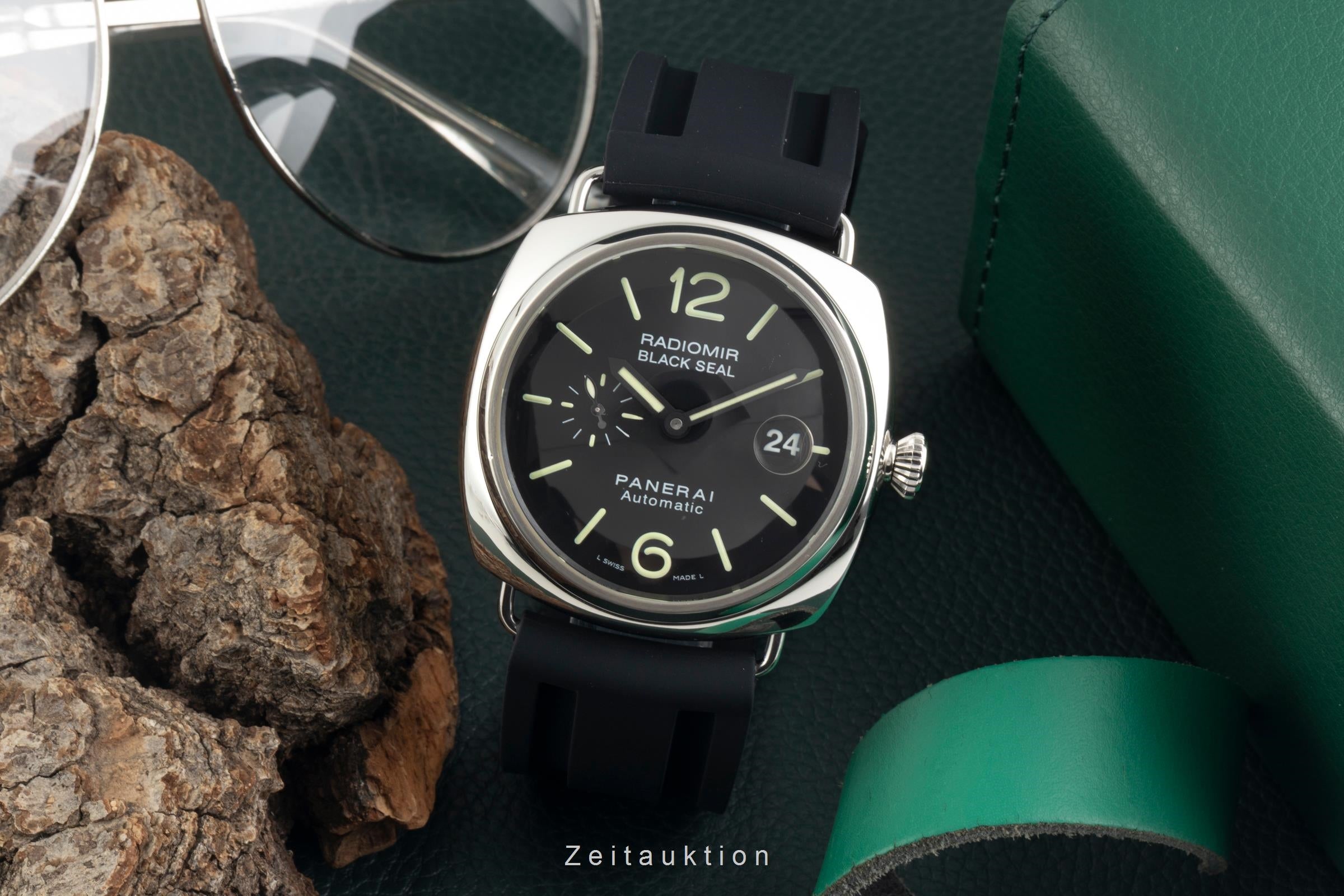 Panerai Black Seal acero automático reloj para caballeros PAM00287  [2602699]