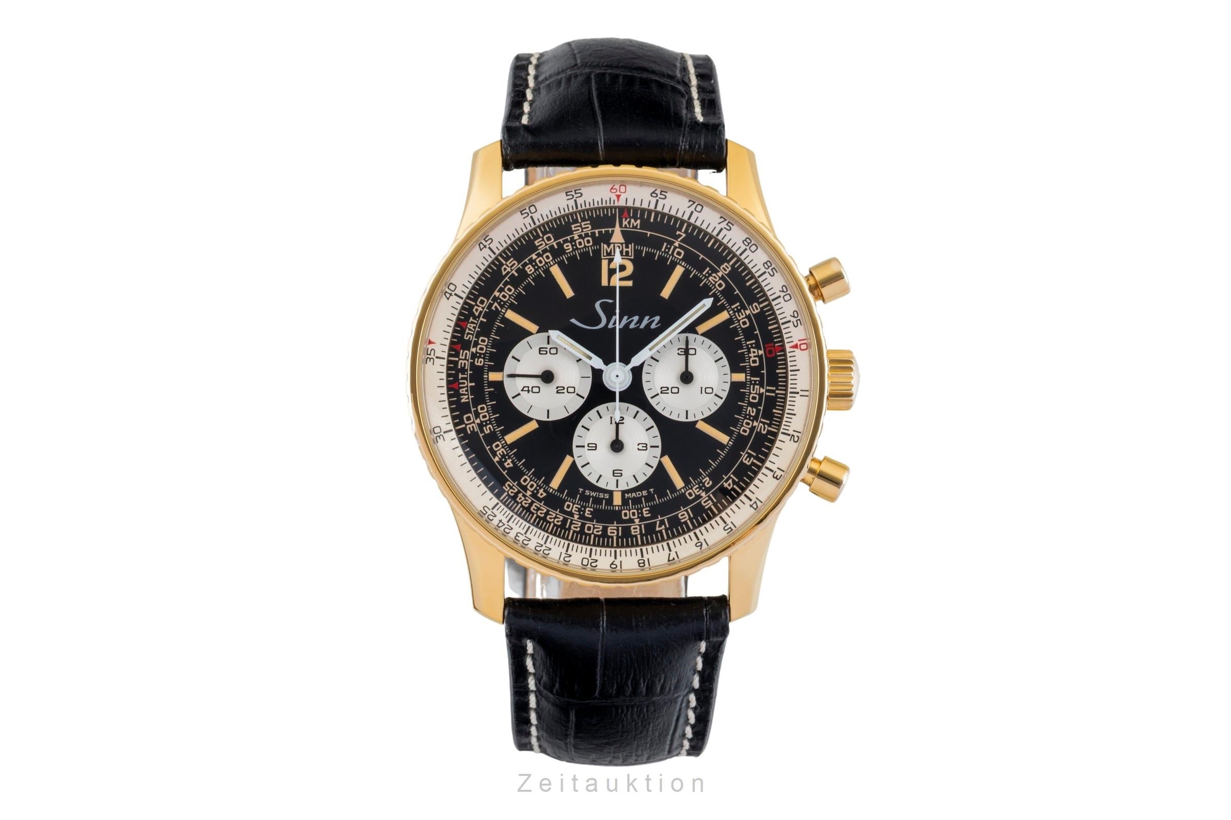 Sinn 903 PL chronograph gilt / steel manual winding men's watch 903  [2602700]