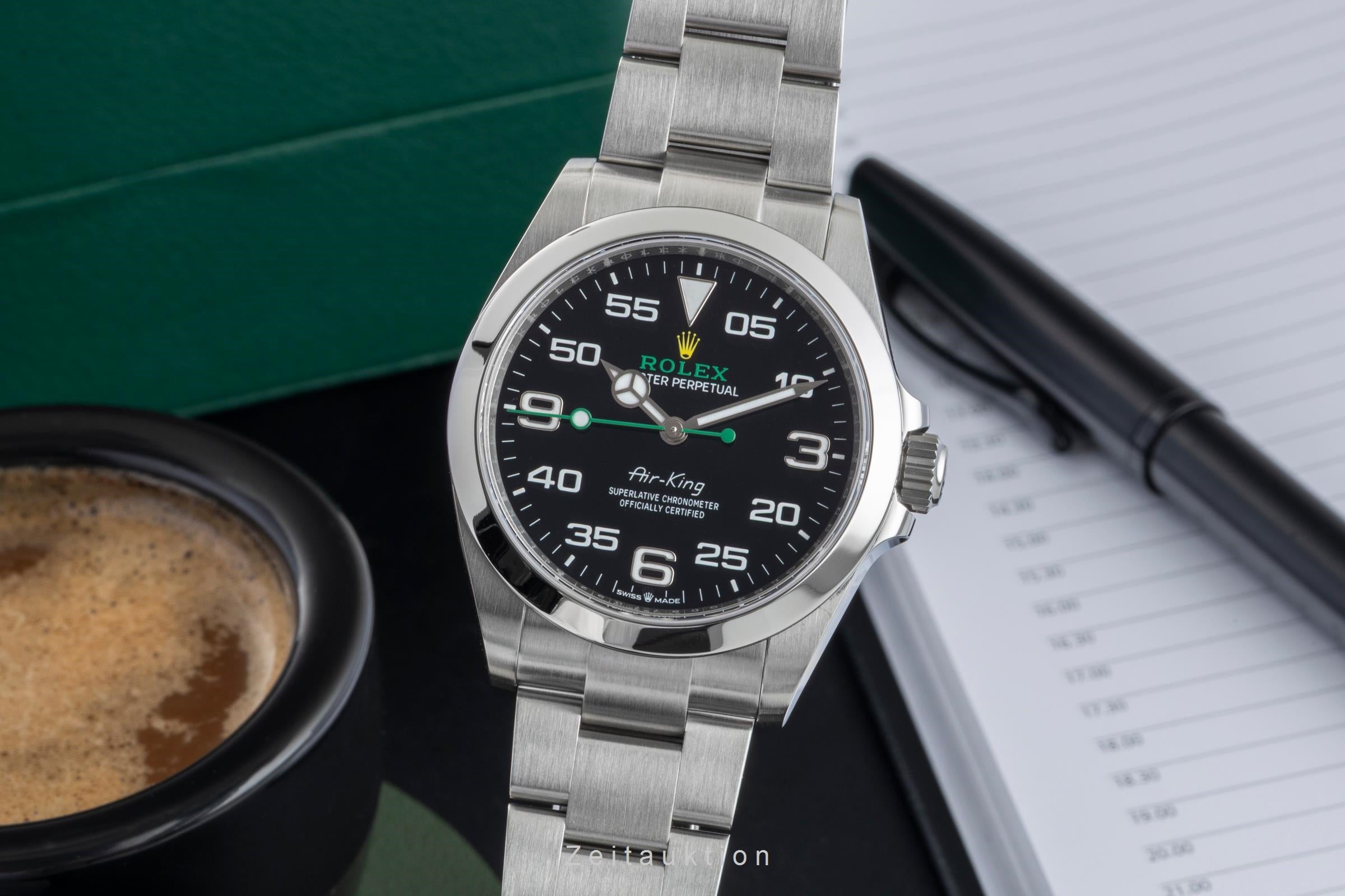 Rolex Air King steel automatic men's watch 126900  [2602701]