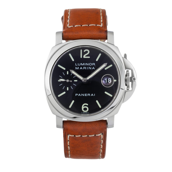 Panerai Luminor Marina Stahl Automatik Herrenuhr Ref. PAM00048 B&P 2002 [2602702]