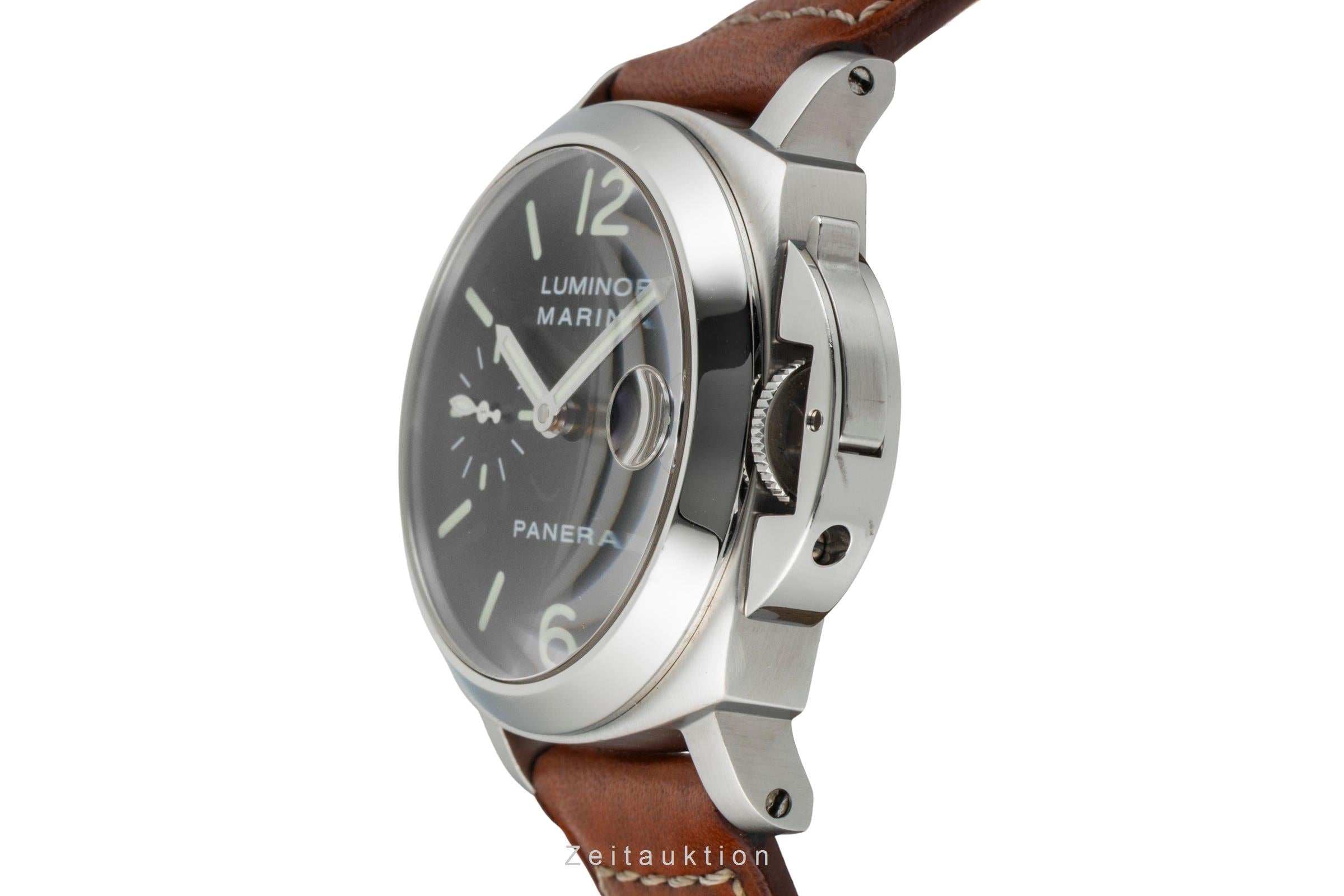 Panerai Luminor Marina Stahl Automatik Herrenuhr Ref. PAM00048 B&P 2002 [2602702]