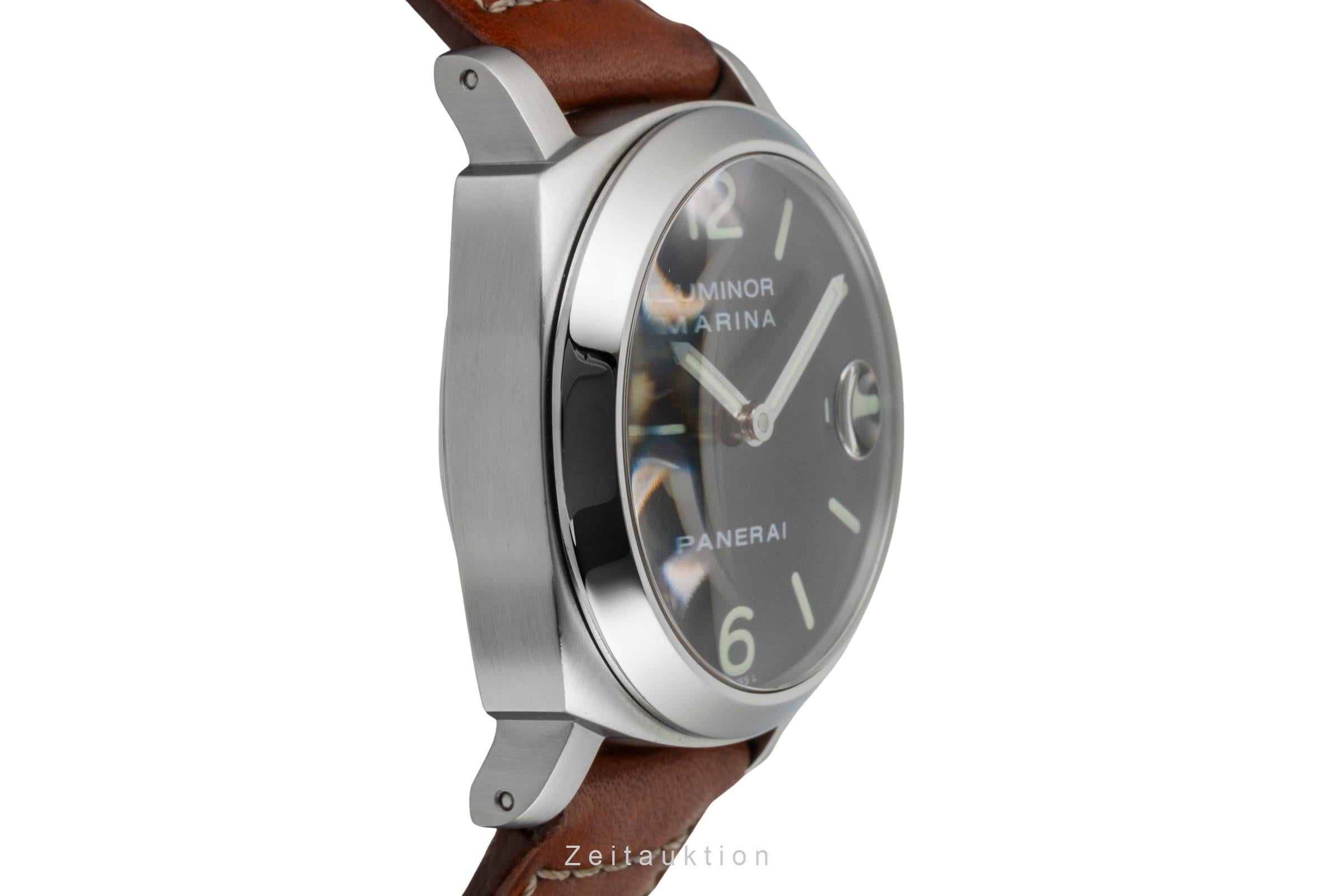 Panerai Luminor Marina Stahl Automatik Herrenuhr Ref. PAM00048 B&P 2002 [2602702]