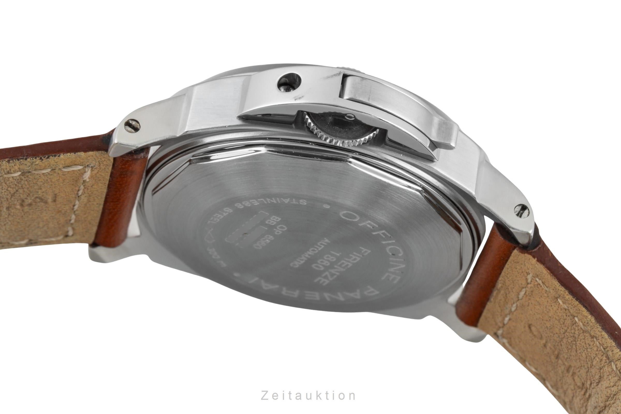 Panerai Luminor Marina Stahl Automatik Herrenuhr Ref. PAM00048 B&P 2002 [2602702]
