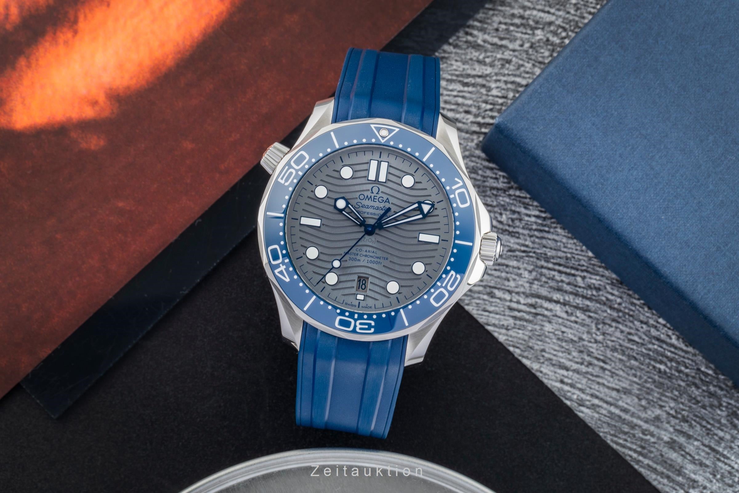 Omega Seamaster Diver 300 M Stahl Automatik Herrenuhr 210.32.42.20.06.001 B&P [2602703]