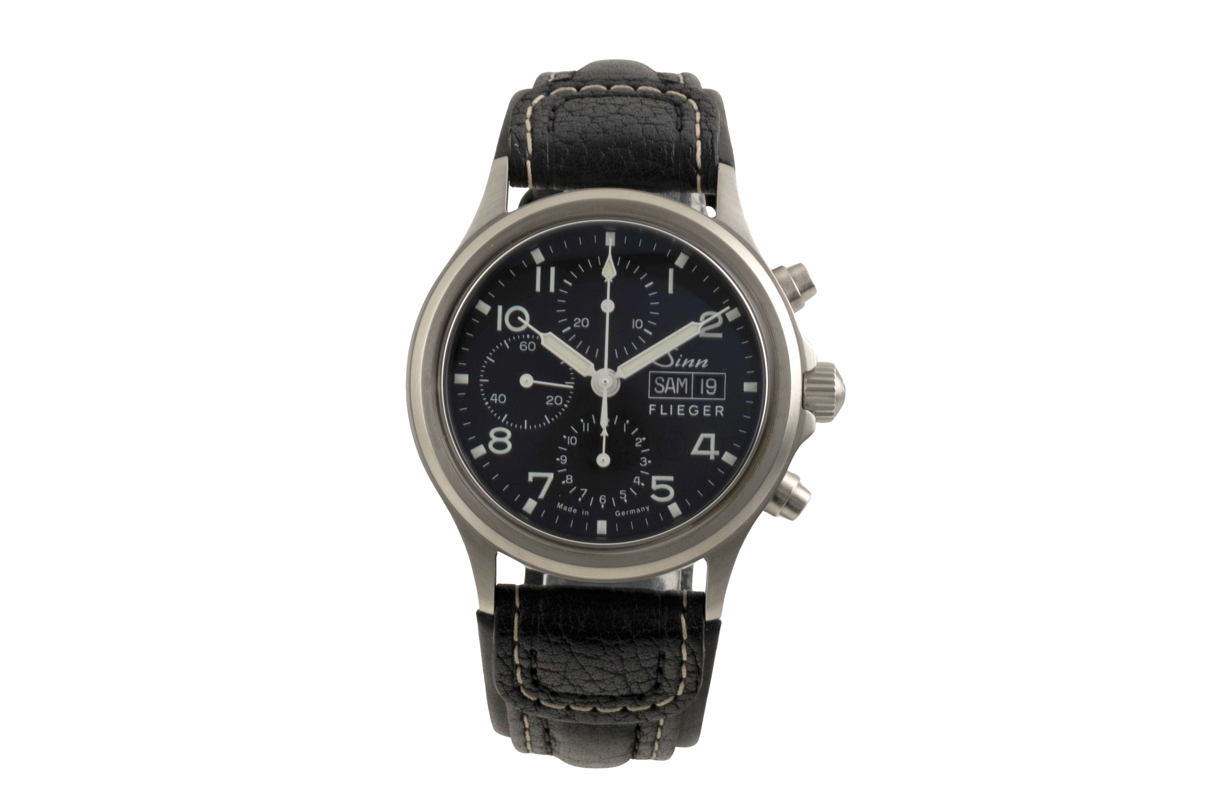 Sinn 358 Chronograph Stahl Automatik Herrenuhr Ref. 358 Box & Papiere 2015 [2602706]
