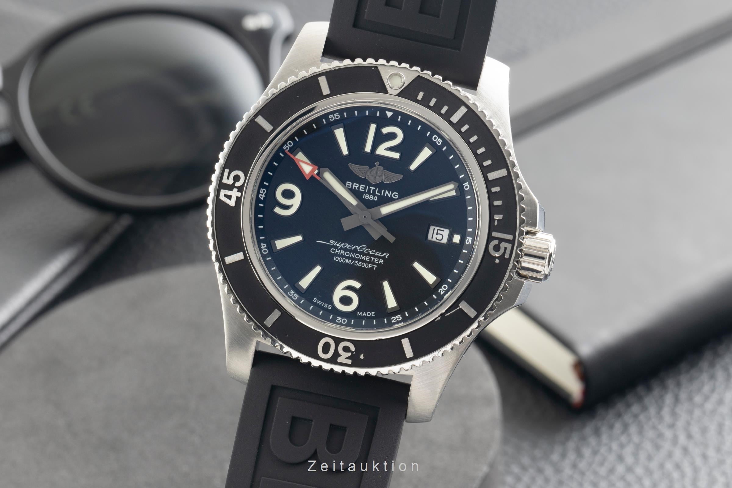 Breitling Superocean steel automatic men's watch A17367D71B1A1  [2602707]