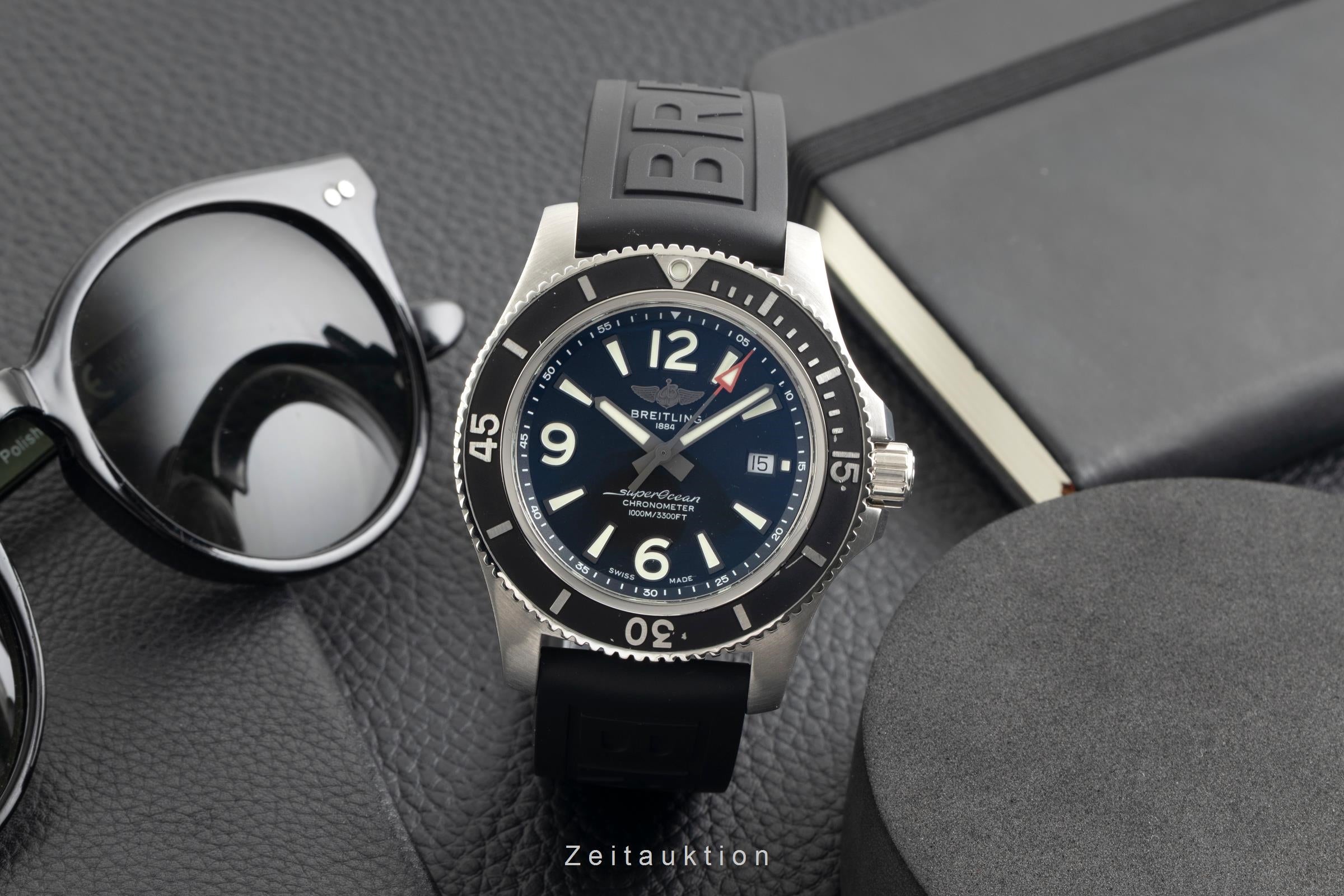Breitling Superocean steel automatic men's watch A17367D71B1A1  [2602707]