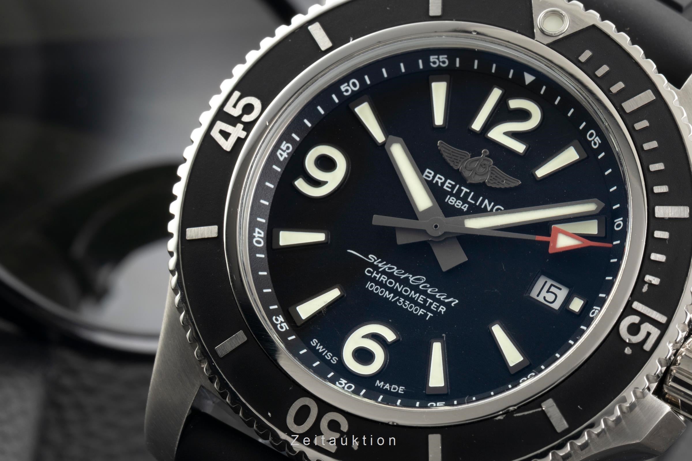 Breitling Superocean steel automatic men's watch A17367D71B1A1  [2602707]