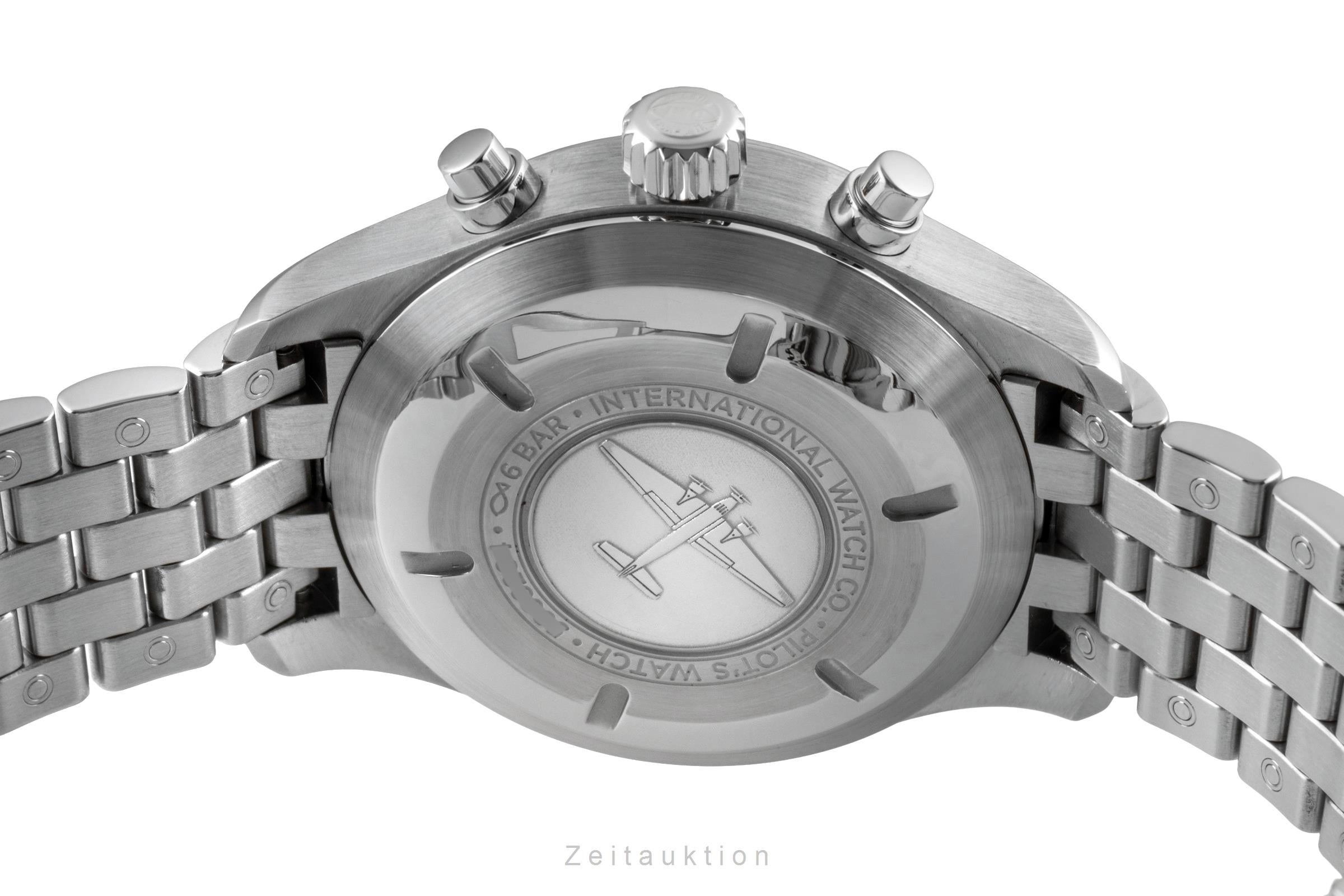 IWC Fliegerchronograph chronograph Steel / rubber automatic men's watch IW377710 LP: 9000EUR  [2602709]