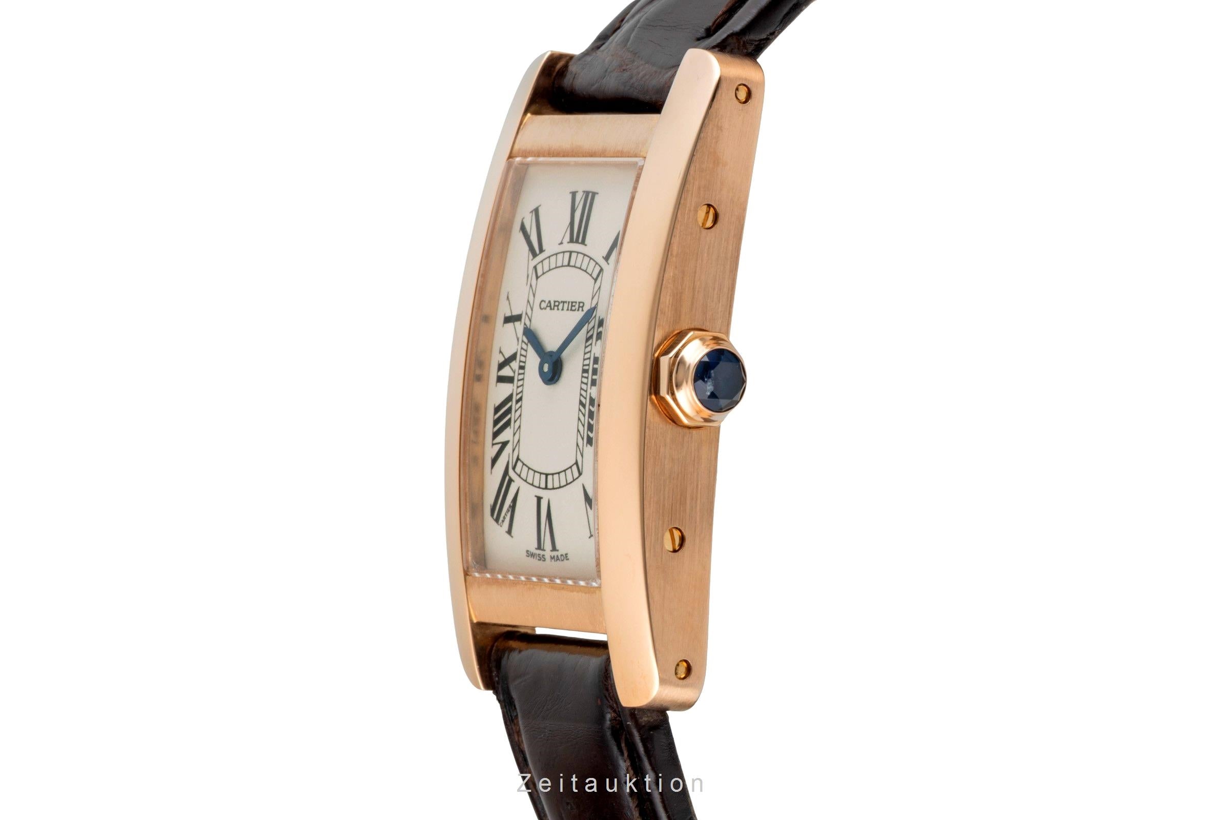 Cartier Tank Américaine or rouge 18 ct quartz montre pour femmes W2607456  [2602711]