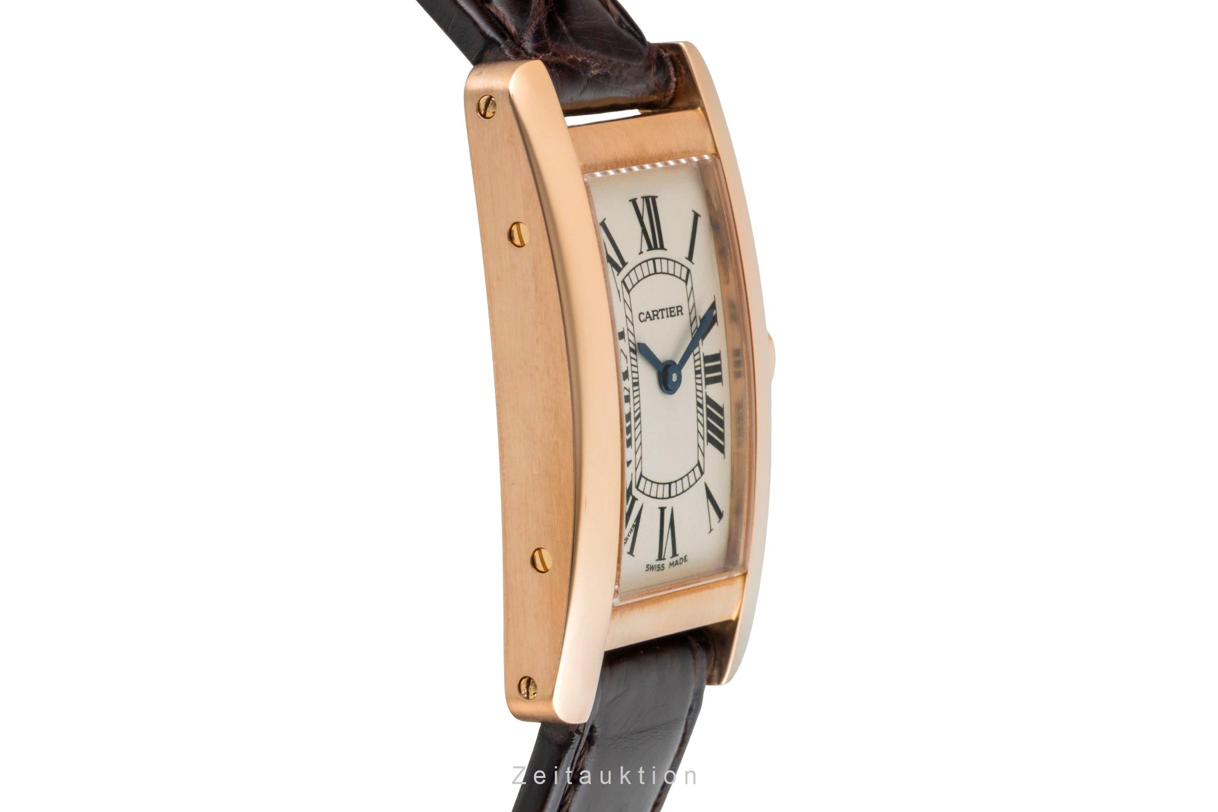 Cartier Tank Américaine or rouge 18 ct quartz montre pour femmes W2607456  [2602711]