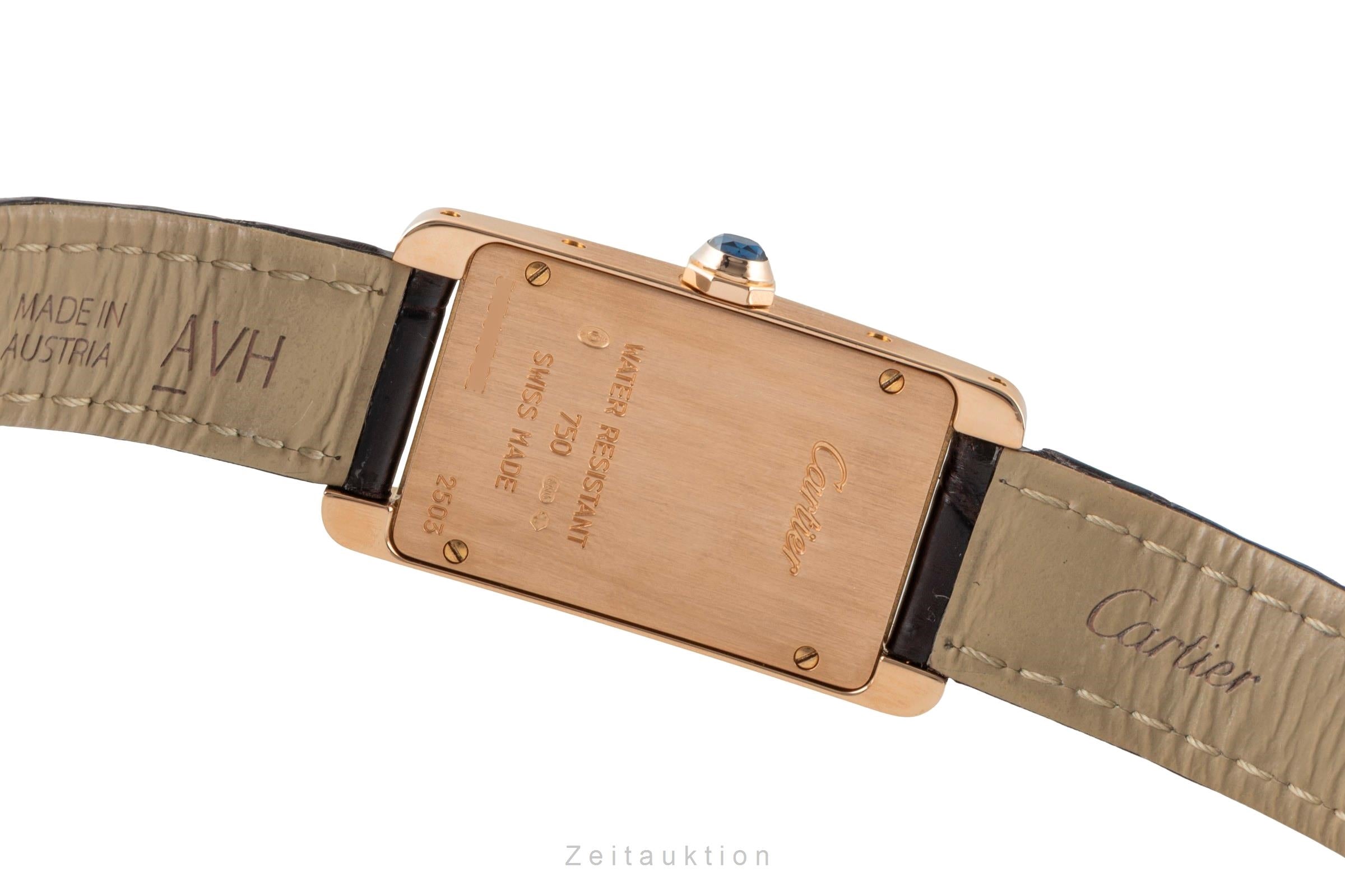 Cartier Tank Américaine or rouge 18 ct quartz montre pour femmes W2607456  [2602711]