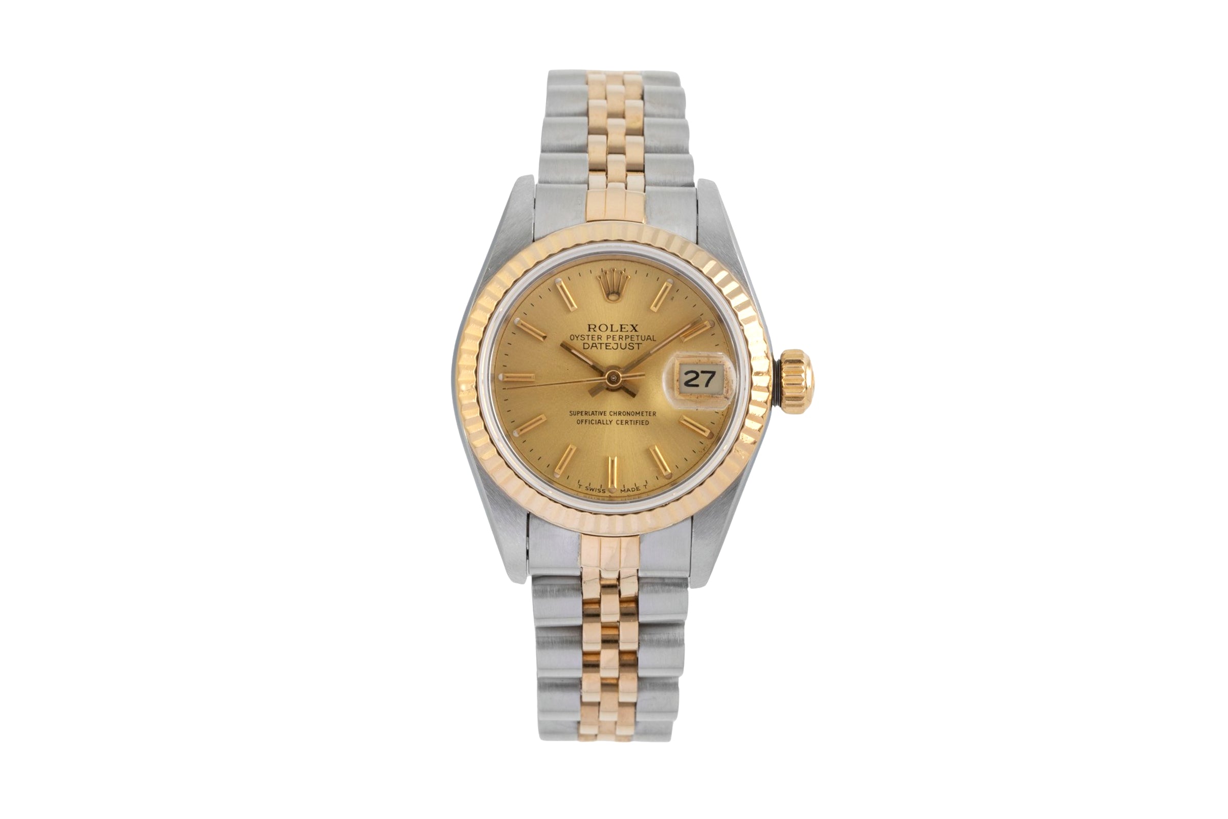 Rolex Datejust acciaio / oro automatismo orologio da donna 69173  [2602713]