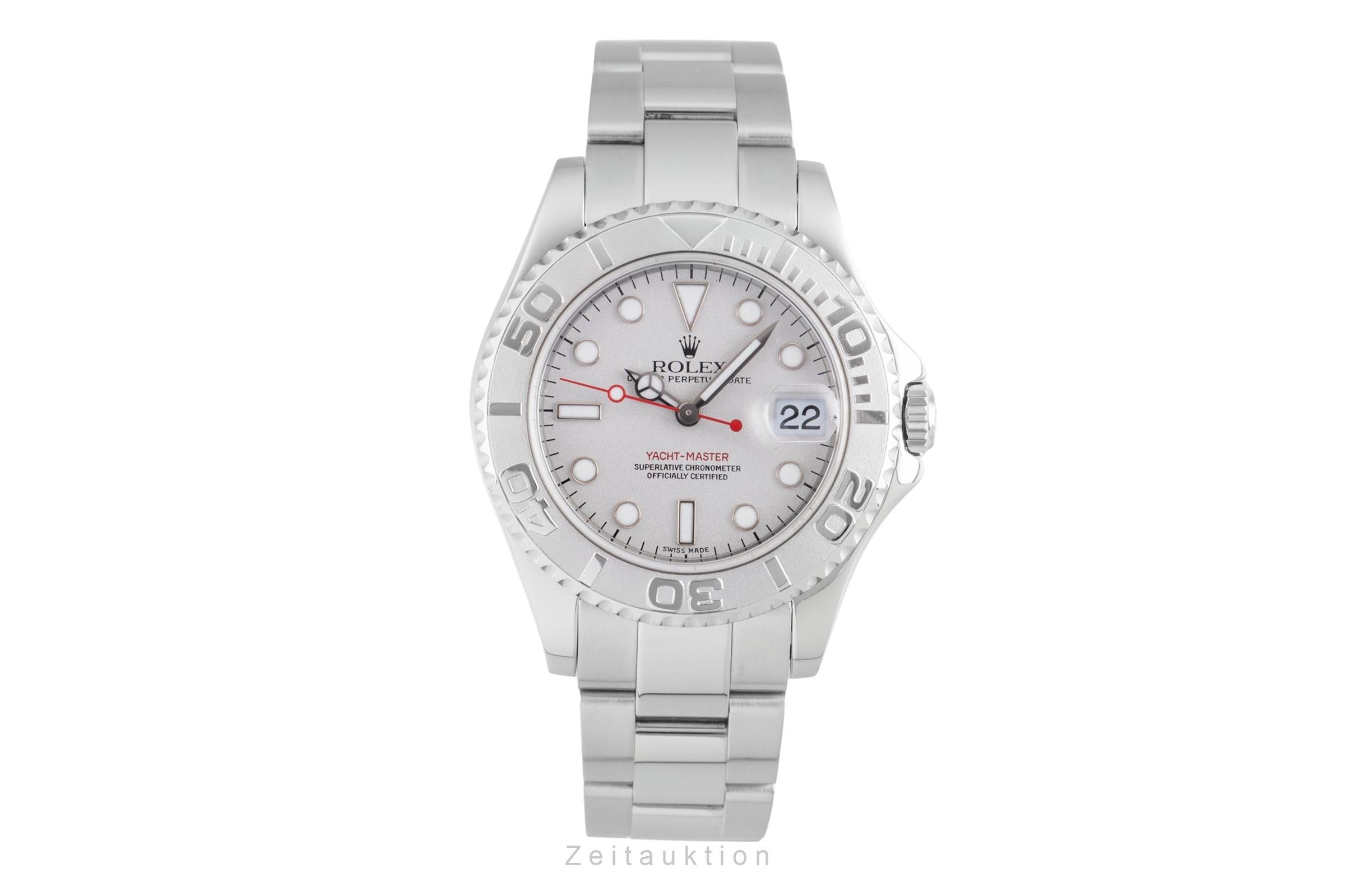 Rolex Yacht-Master 35 Oyster Stahl / Platin Medium Size Ref. 168622  [2602717]