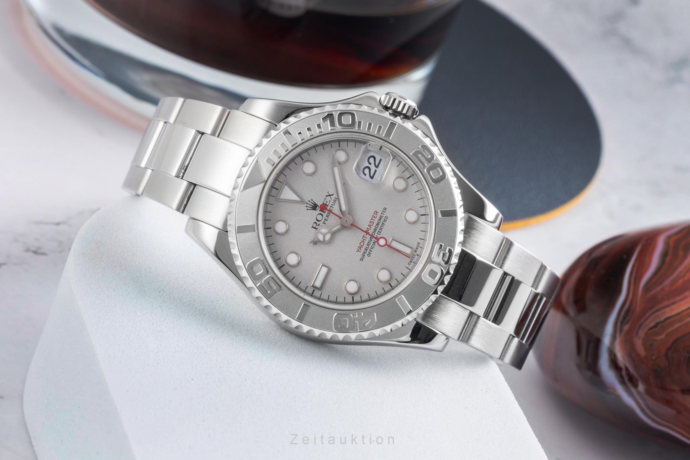 Rolex Yacht-Master 35 Oyster Stahl / Platin Medium Size Ref. 168622  [2602717]