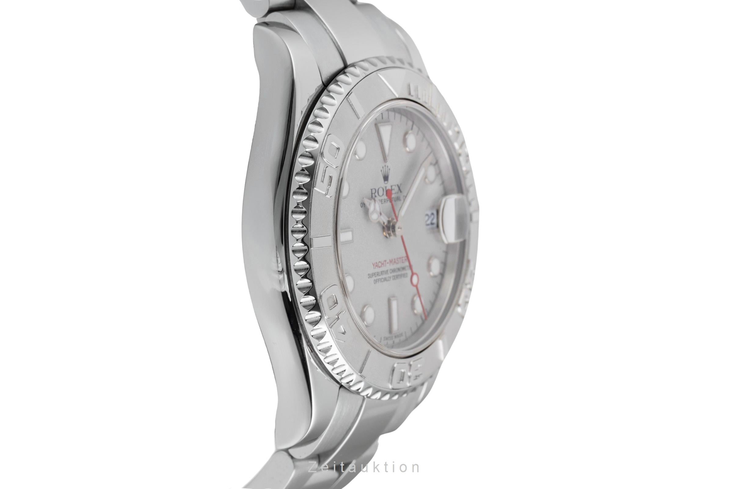 Rolex Yacht-Master 35 Oyster Stahl / Platin Medium Size Ref. 168622  [2602717]