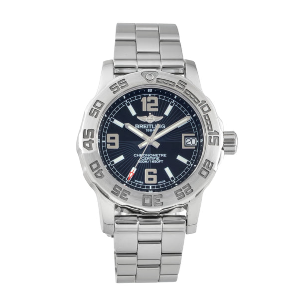 Breitling Colt Black Dial Edelstahl Quarz Damenuhr Ref. A7738711 Papiere 2013 [2602719]