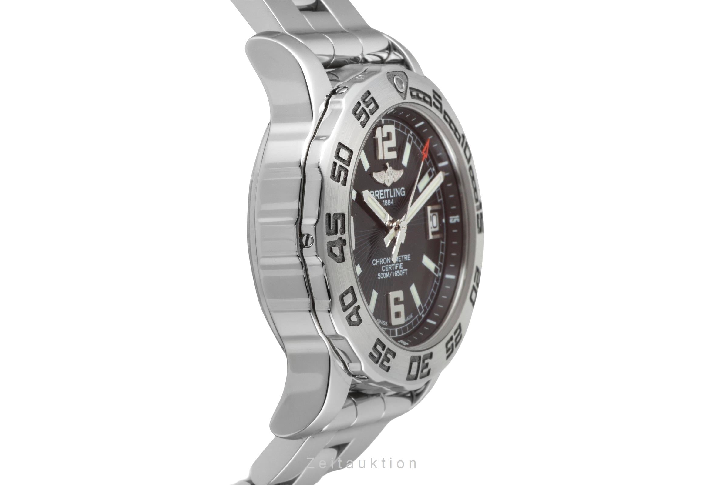 Breitling Colt Black Dial Edelstahl Quarz Damenuhr Ref. A7738711 Papiere 2013 [2602719]