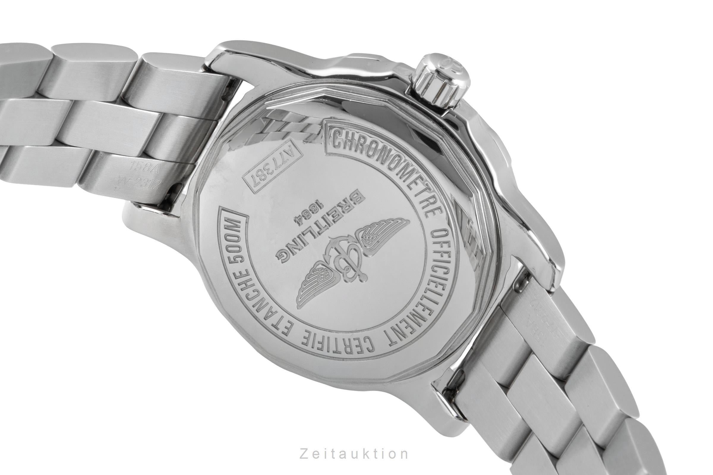 Breitling Colt Black Dial Edelstahl Quarz Damenuhr Ref. A7738711 Papiere 2013 [2602719]