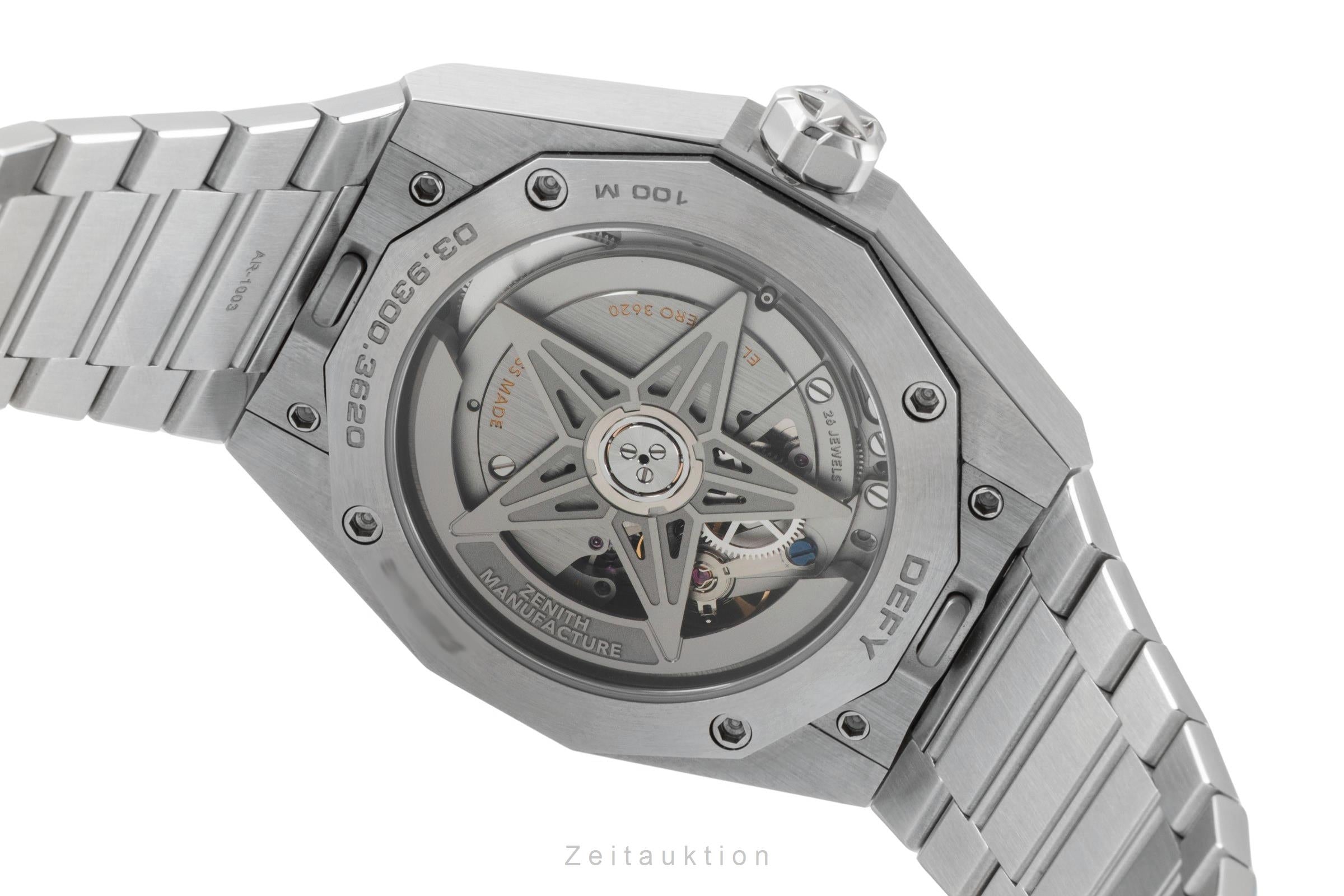 Zenith Defy acier automatique montre pour hommes 03.9300.3620/01.I001 LP: 9800EUR  [2602722]