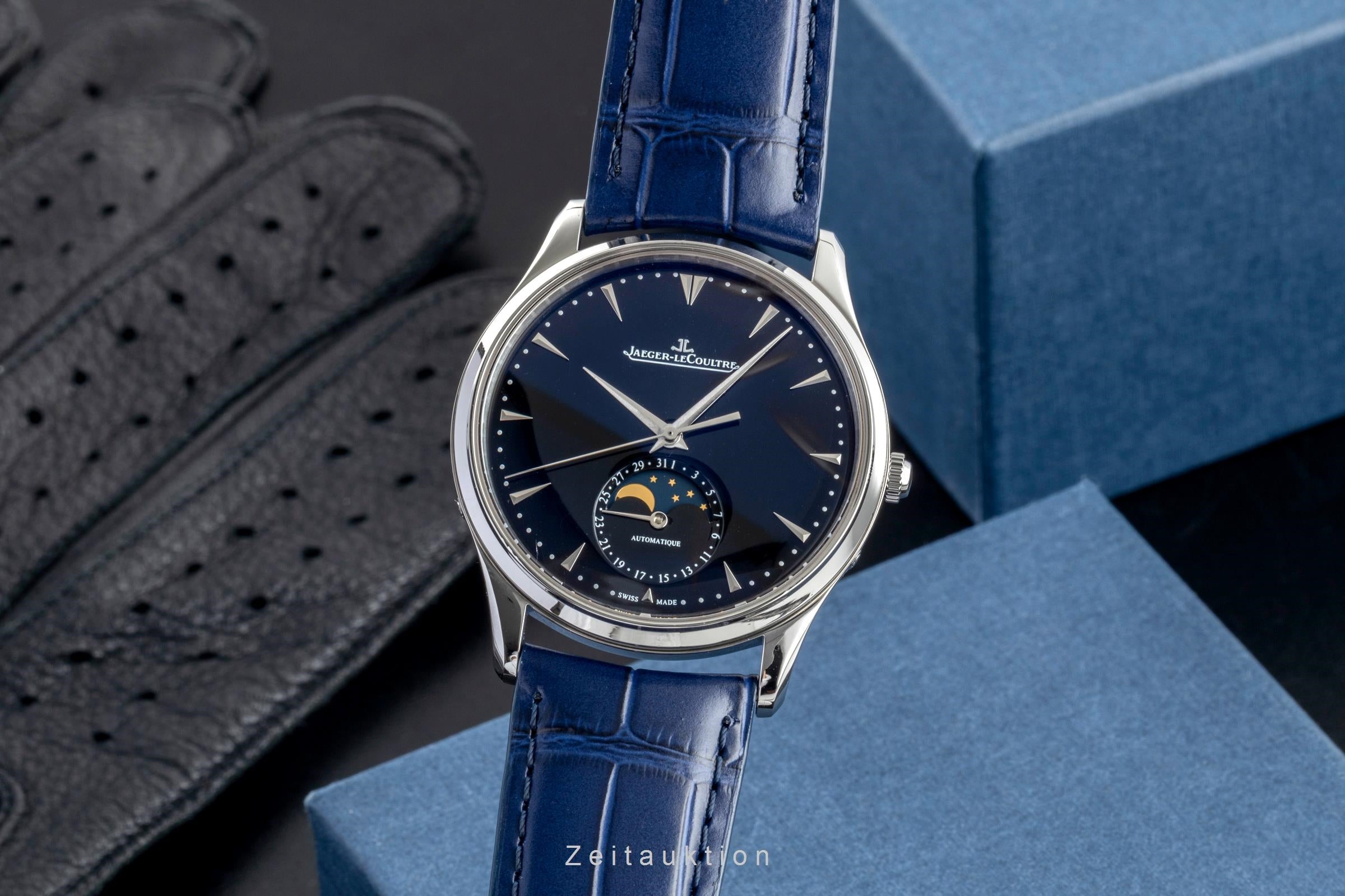 Jaeger LeCoultre Master Ultra Thin acciaio automatismo orologio da uomo Q1368470,  176.8.64.S  [2602725]