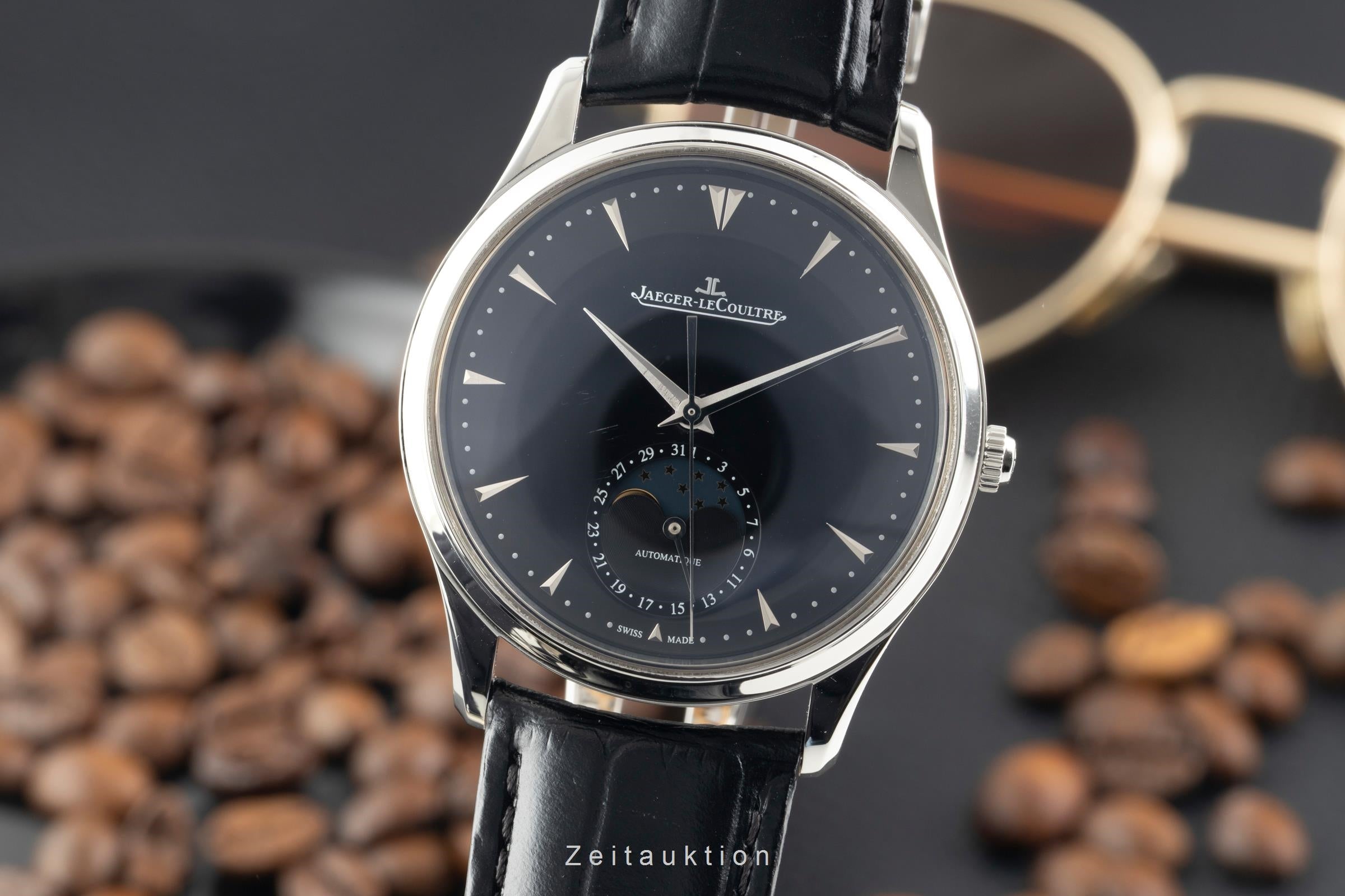 Jaeger LeCoultre Master Ultra Thin acciaio automatismo orologio da uomo Q1368470,  176.8.64.S LP: 12500EUR  [2602726]