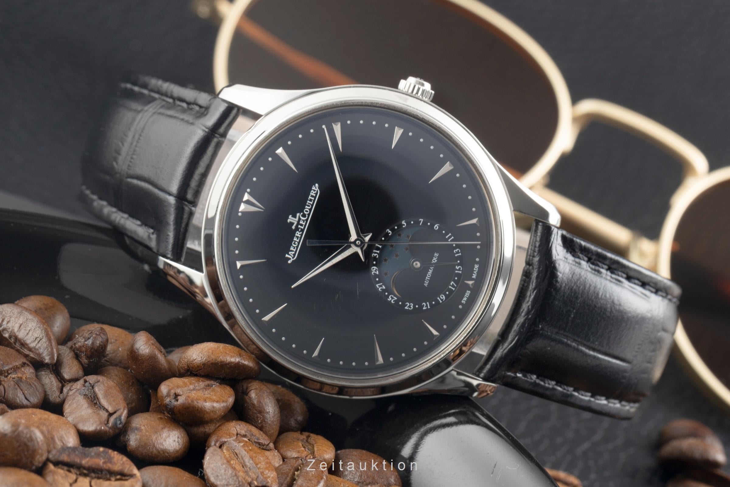 Jaeger LeCoultre Master Ultra Thin acciaio automatismo orologio da uomo Q1368470,  176.8.64.S LP: 12500EUR  [2602726]