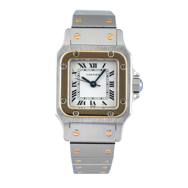 Cartier Santos acero / oro automático reloj para damas  82036283  [2602727]