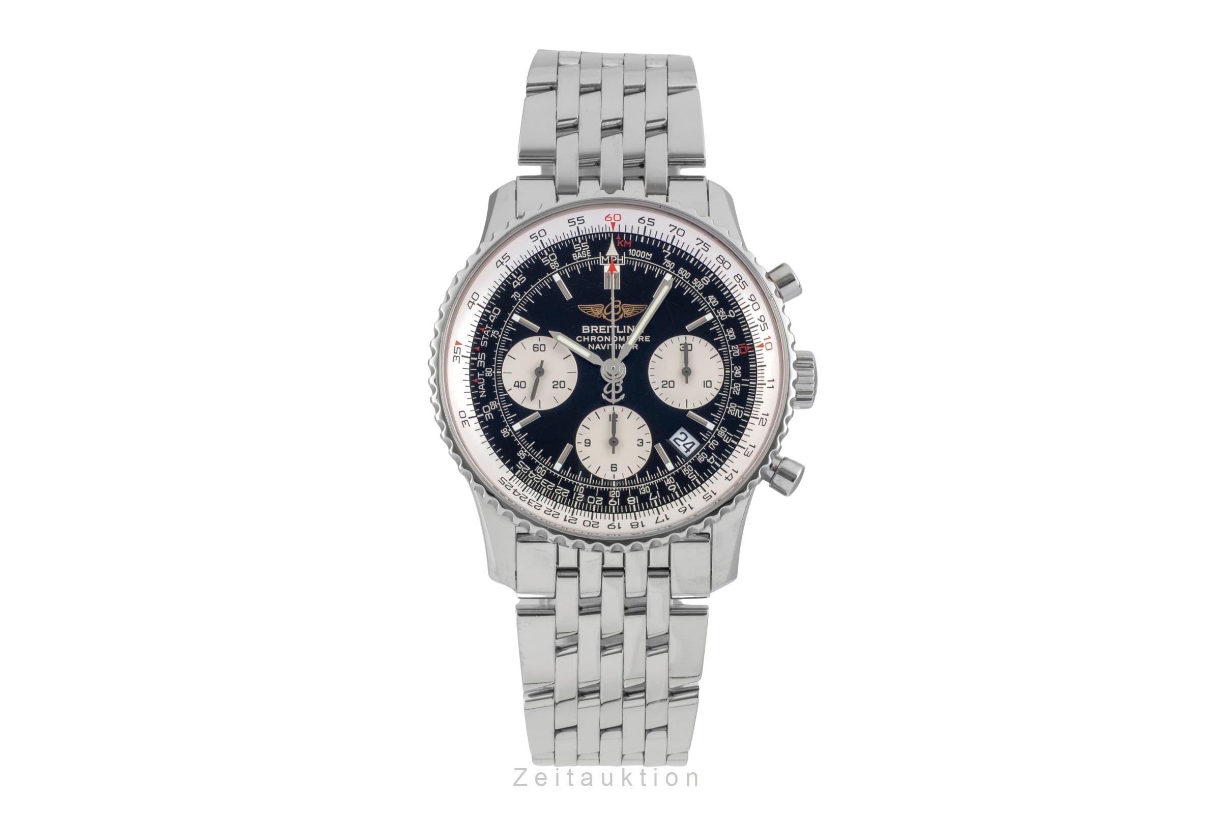 Breitling Navitimer chronograph steel automatic men's watch A23322  [2602729]