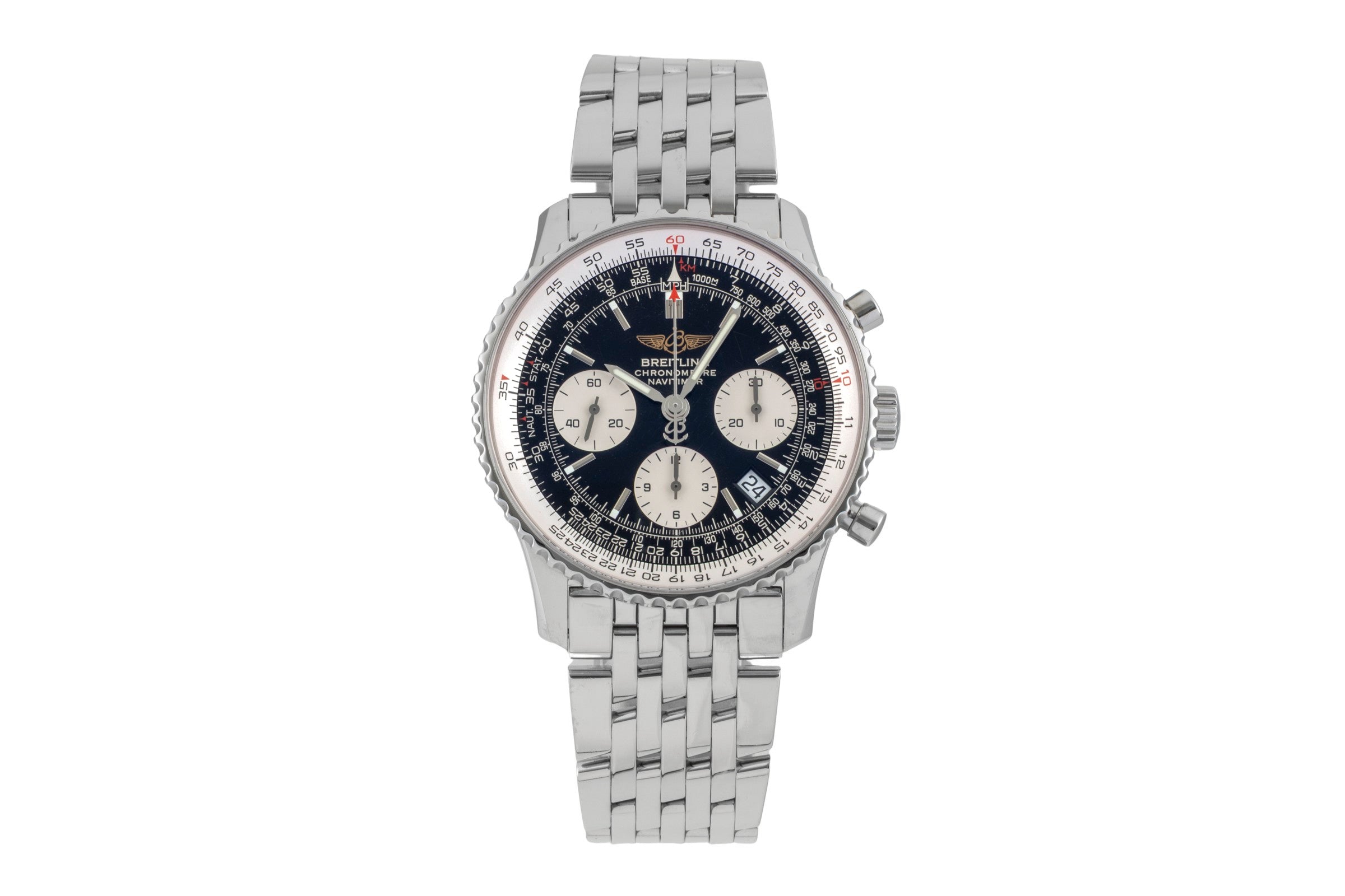 Breitling Navitimer Chronograph Blue Dial Herrenuhr Automatik Ref. A23322 [2602729]