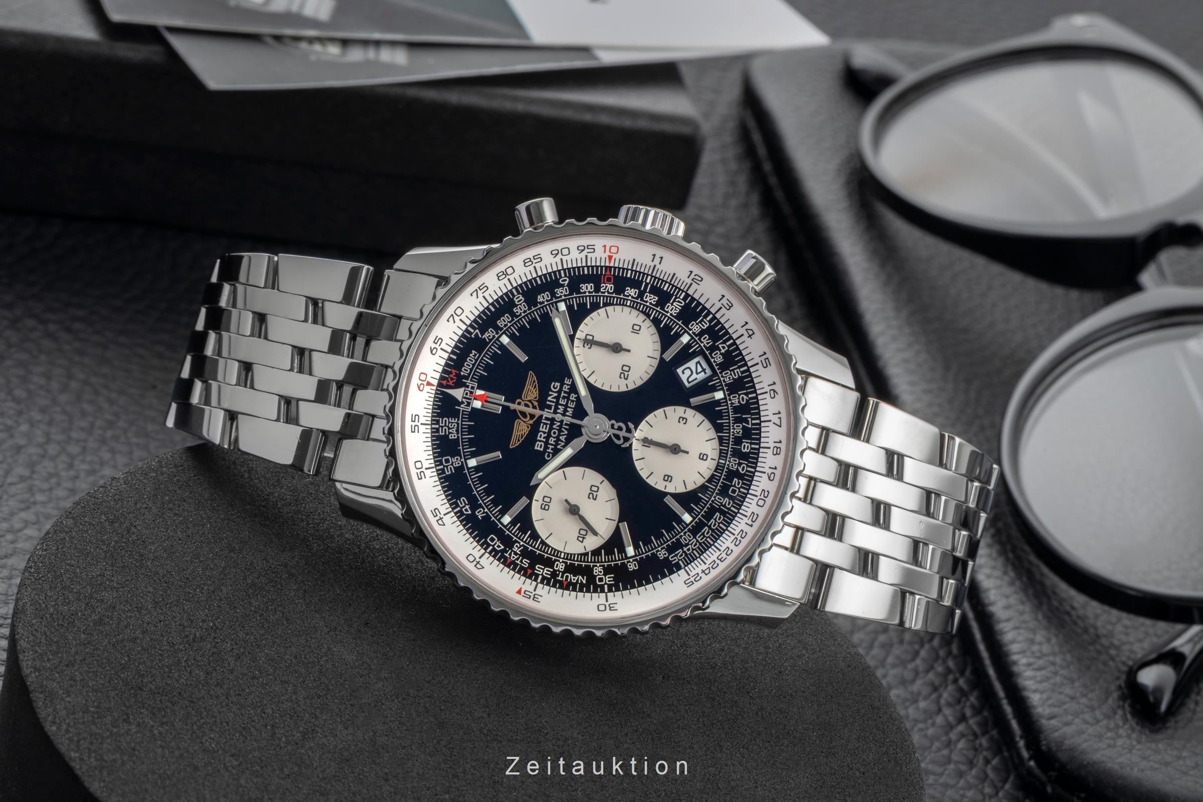 Breitling Navitimer chronograph steel automatic Kal. B23 Ref