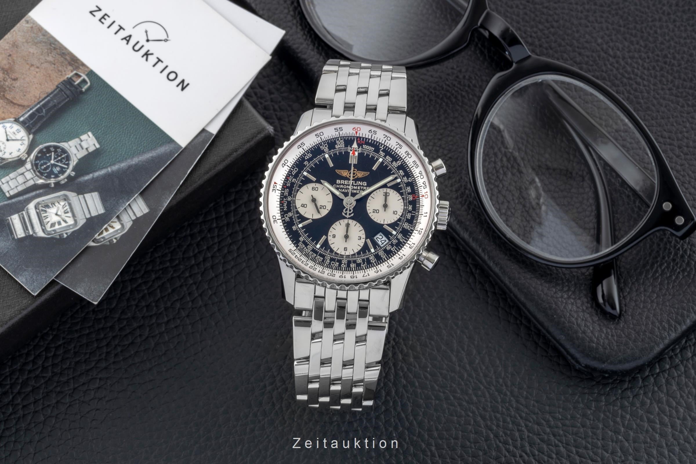 Breitling Navitimer chronograph steel automatic men's watch A23322  [2602729]