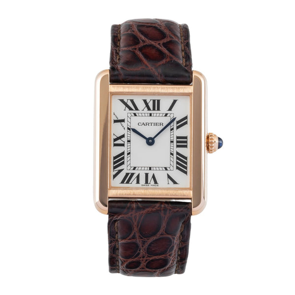 Cartier Tank oro 18 ct quarzo orologio da donna W5200024  [2602732]