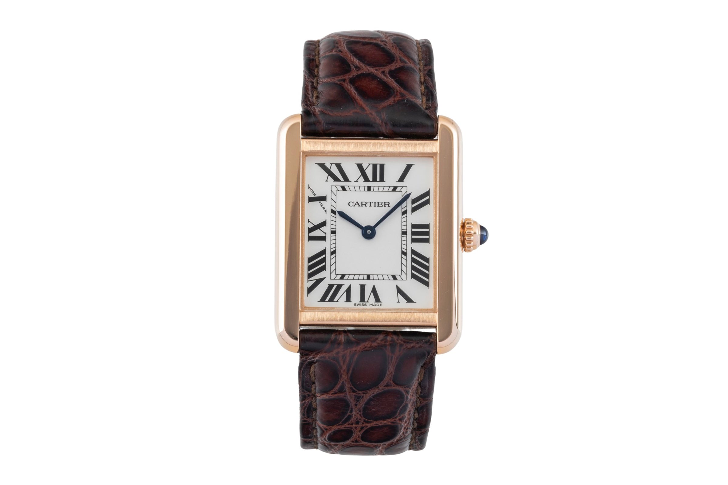 Cartier Tank Solo 18k (0,750) Rotgold / Stahl Quarz Ref. W5200024 B&P 2017 [2602732]