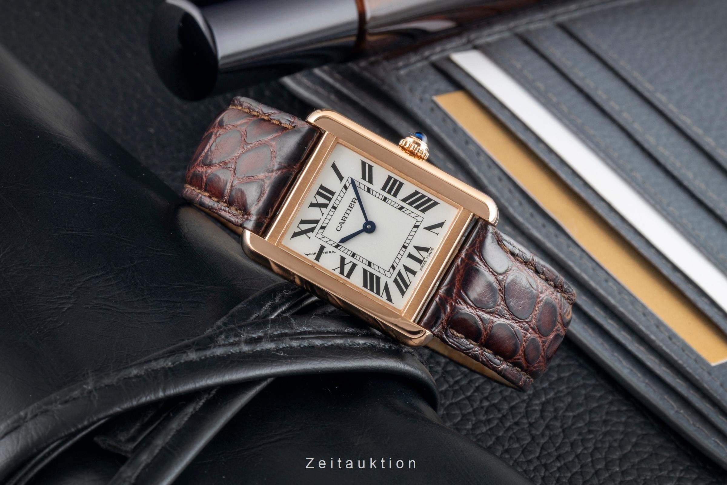 Cartier Tank oro 18 ct quarzo orologio da donna W5200024  [2602732]