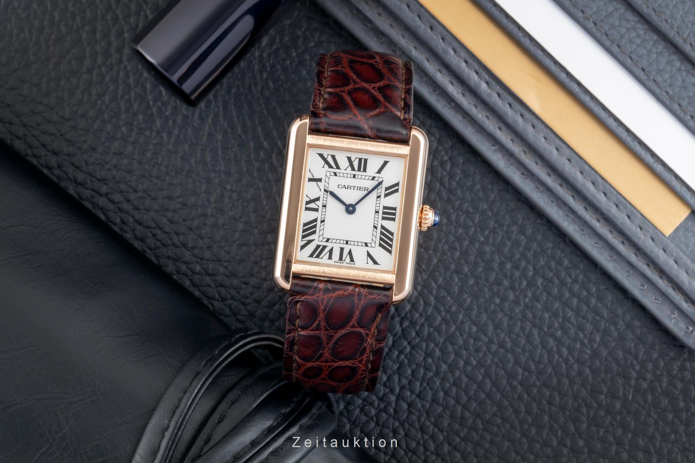 Cartier Tank oro 18 ct quarzo orologio da donna W5200024  [2602732]