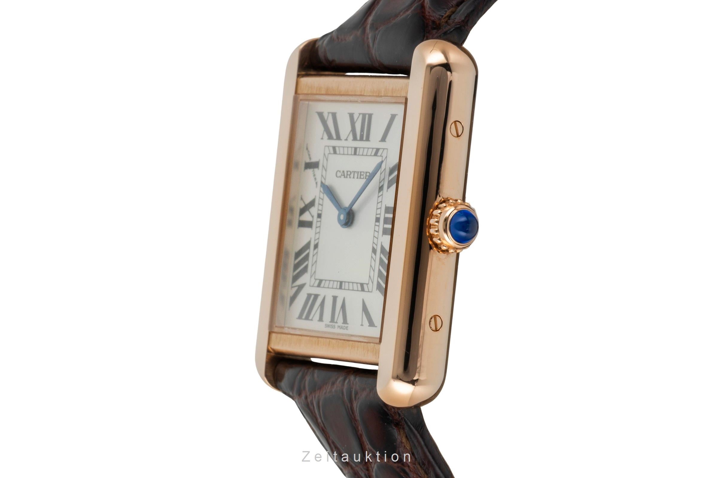 Cartier Tank oro 18 ct quarzo orologio da donna W5200024  [2602732]