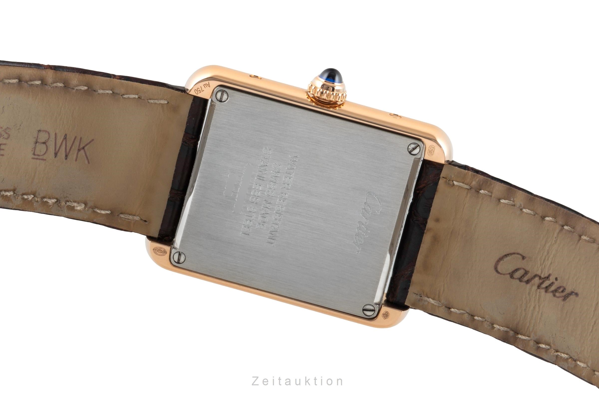 Cartier Tank oro 18 ct quarzo orologio da donna W5200024  [2602732]