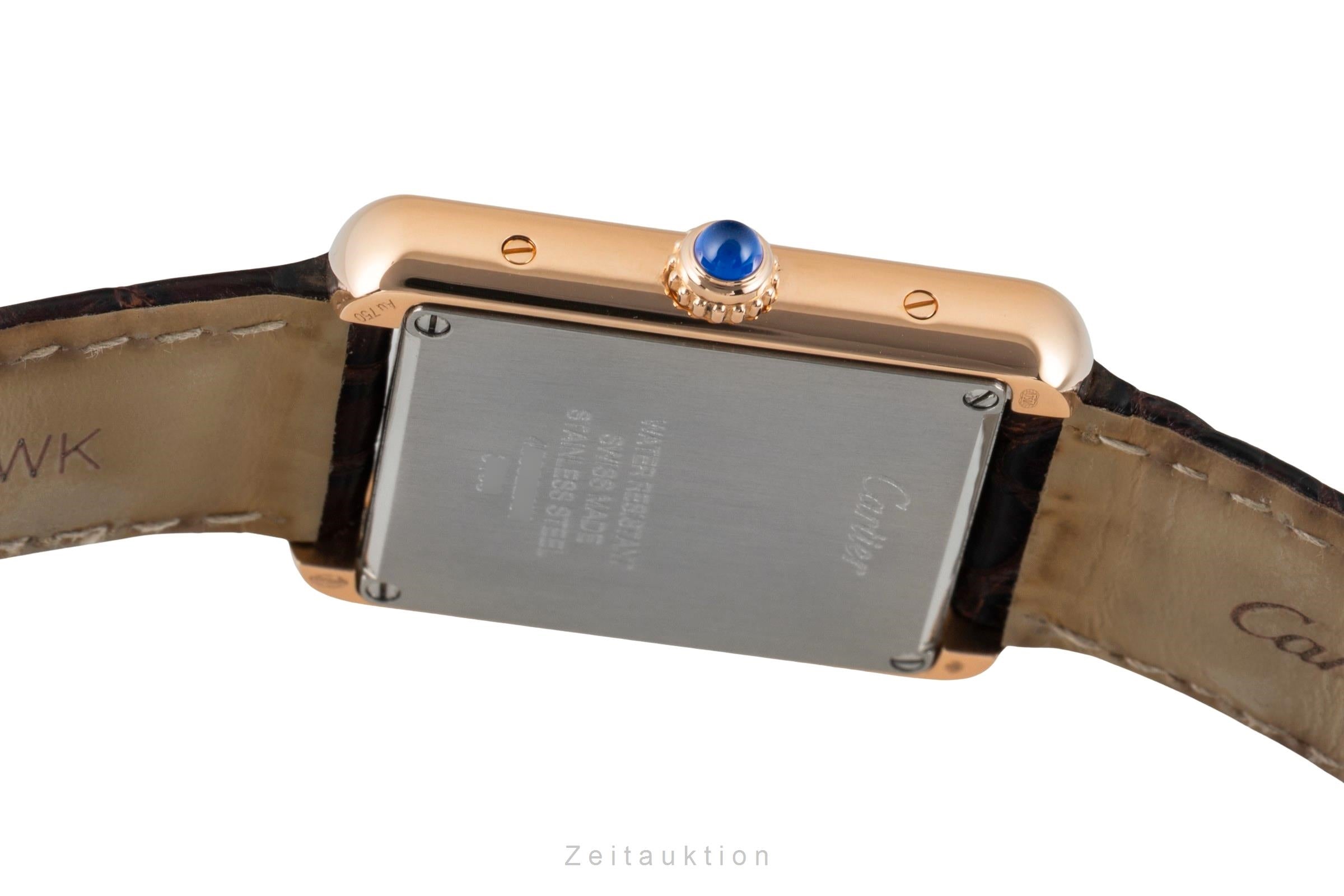 Cartier Tank oro 18 ct quarzo orologio da donna W5200024  [2602732]