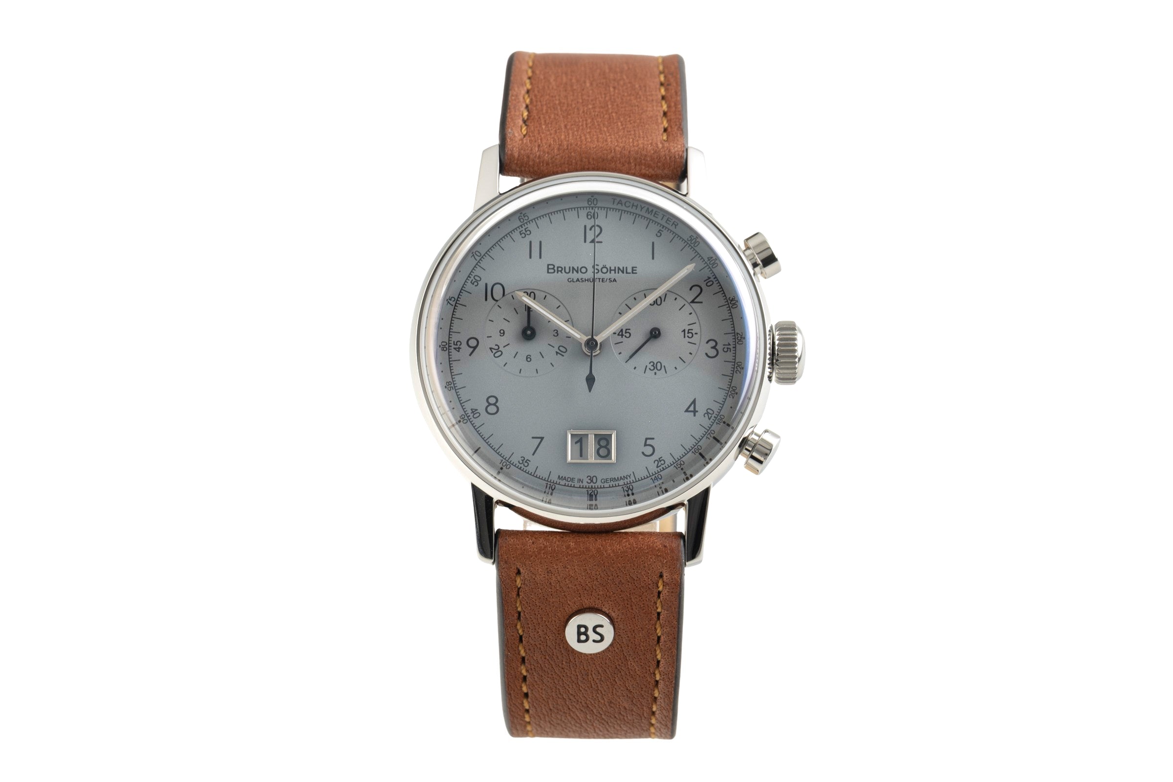 Bruno Söhnle Glashütte Bergamo Chronograph cronografo acciaio quarzo orologio da uomo 17-13237-831  [2602741]