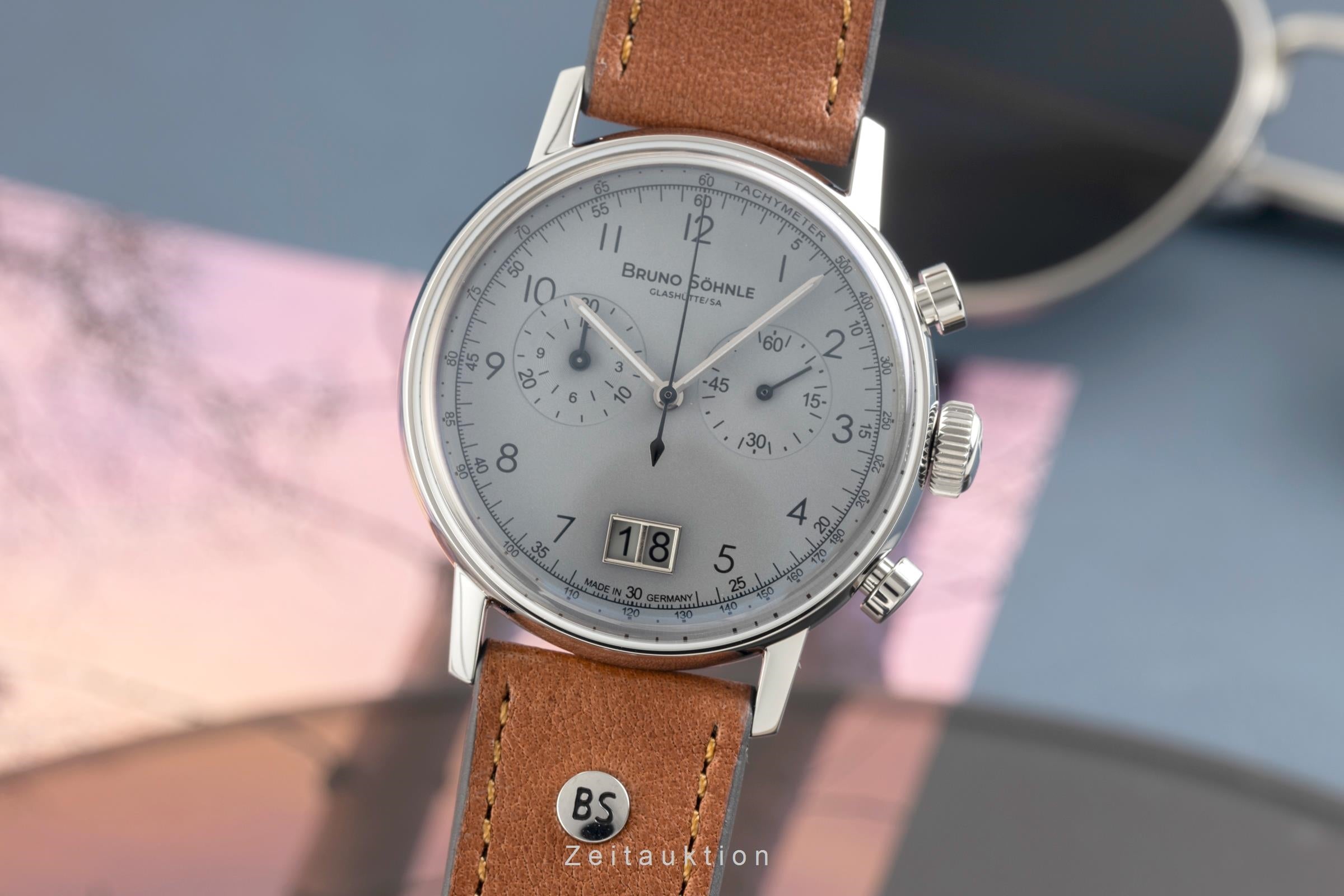 Bruno Söhnle Glashütte Bergamo Chronograph cronografo acciaio quarzo orologio da uomo 17-13237-831  [2602741]