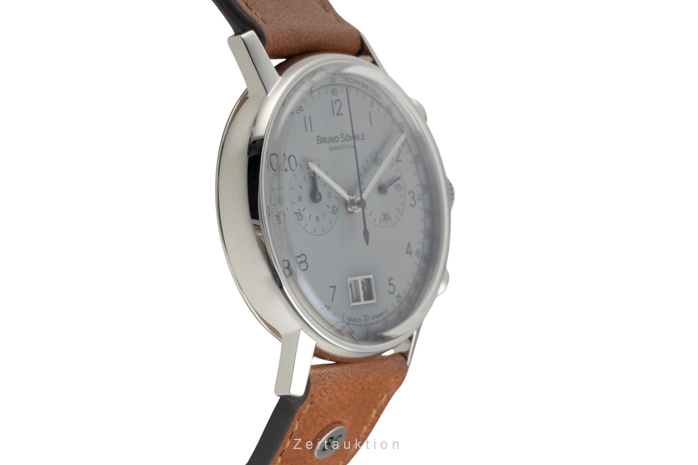 Bruno Söhnle Glashütte Bergamo Chronograph cronógrafo acero cuarzo reloj para caballeros 17-13237-831  [2602741]