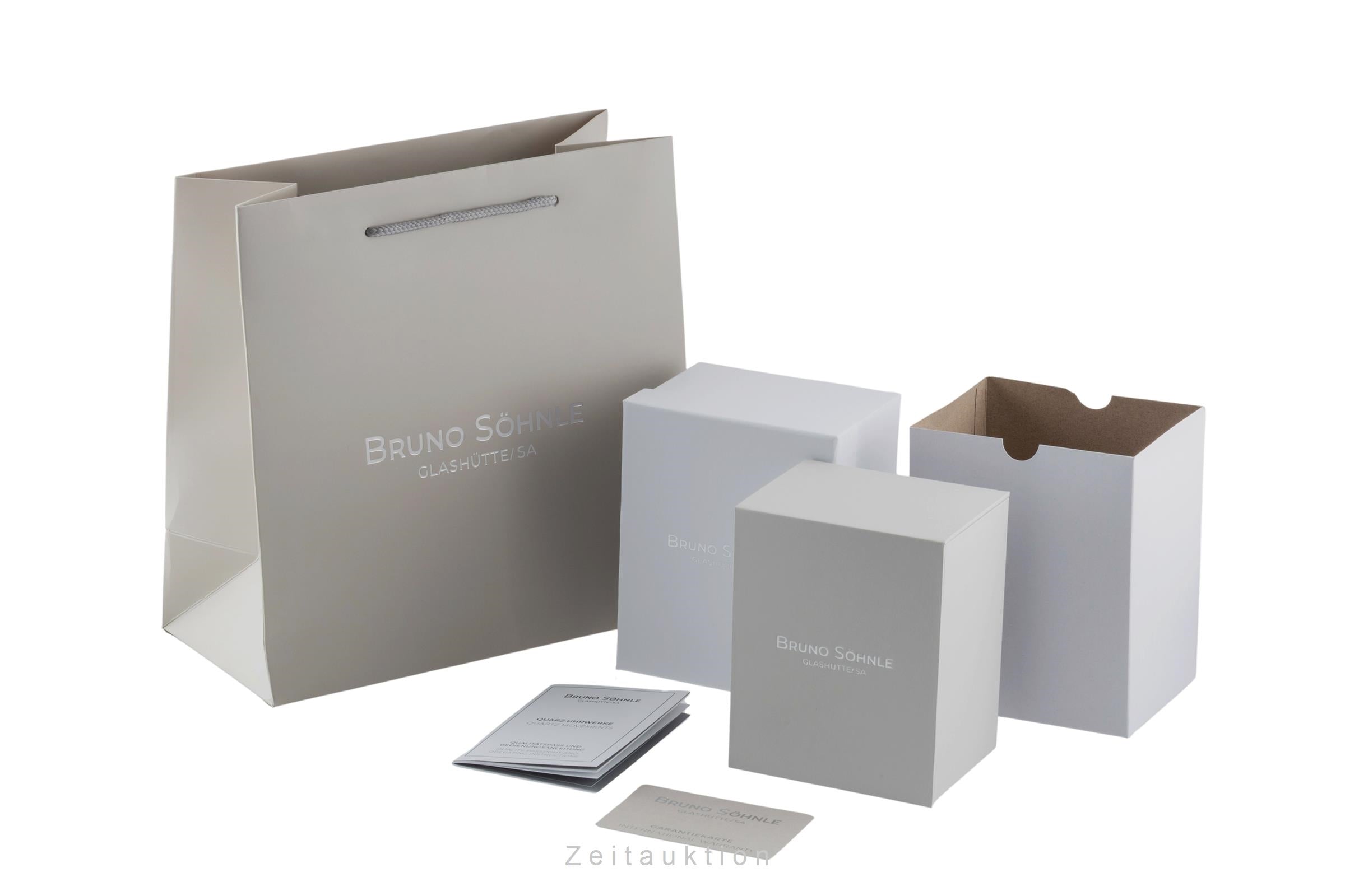 Bruno Söhnle Glashütte Bergamo Chronograph cronógrafo acero cuarzo reloj para caballeros 17-13237-831  [2602741]