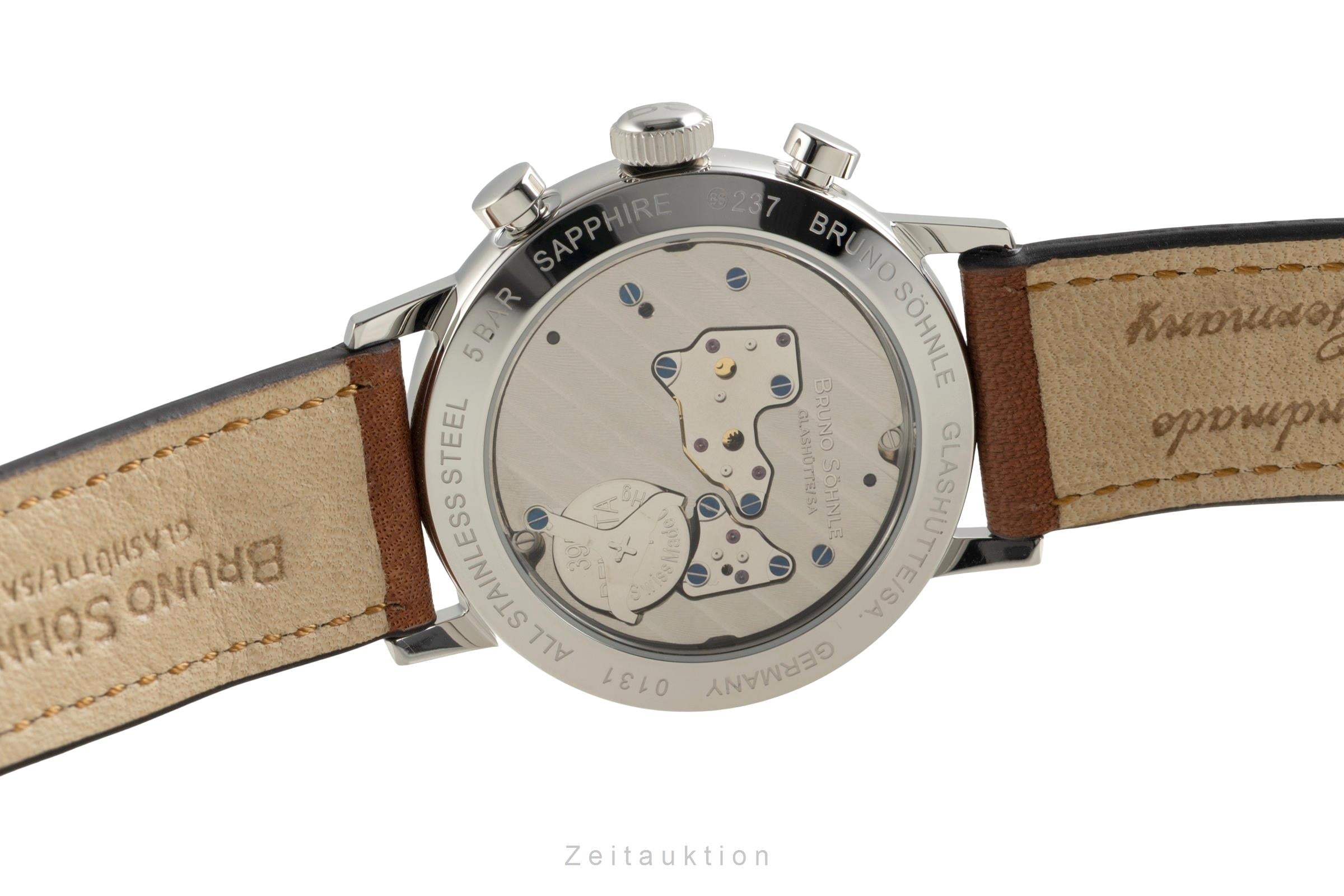 Bruno Söhnle Glashütte Bergamo Chronograph cronógrafo acero cuarzo reloj para caballeros 17-13237-831  [2602741]