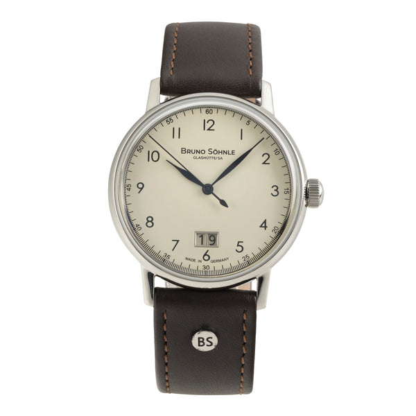 Bruno Söhnle Glashütte Bergamo Big acero cuarzo reloj para caballeros 17-13234-131  [2602742]
