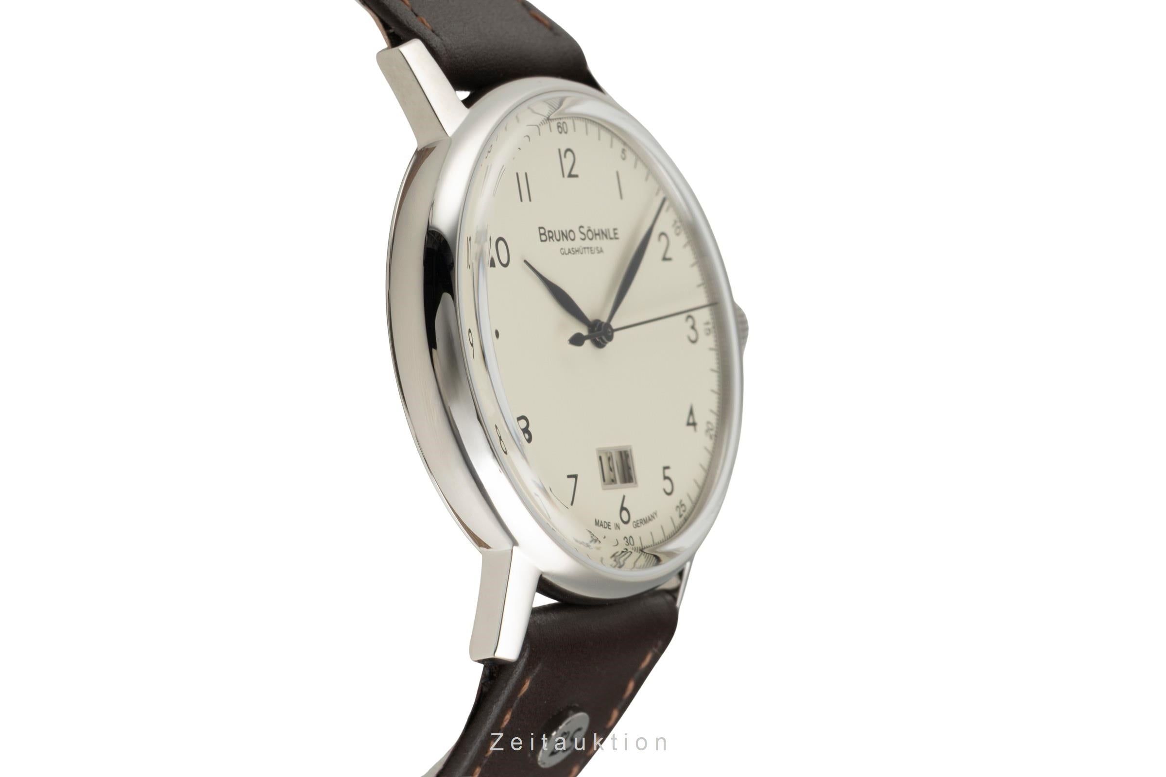 Bruno Söhnle Glashütte Bergamo Big acero cuarzo reloj para caballeros 17-13234-131  [2602742]