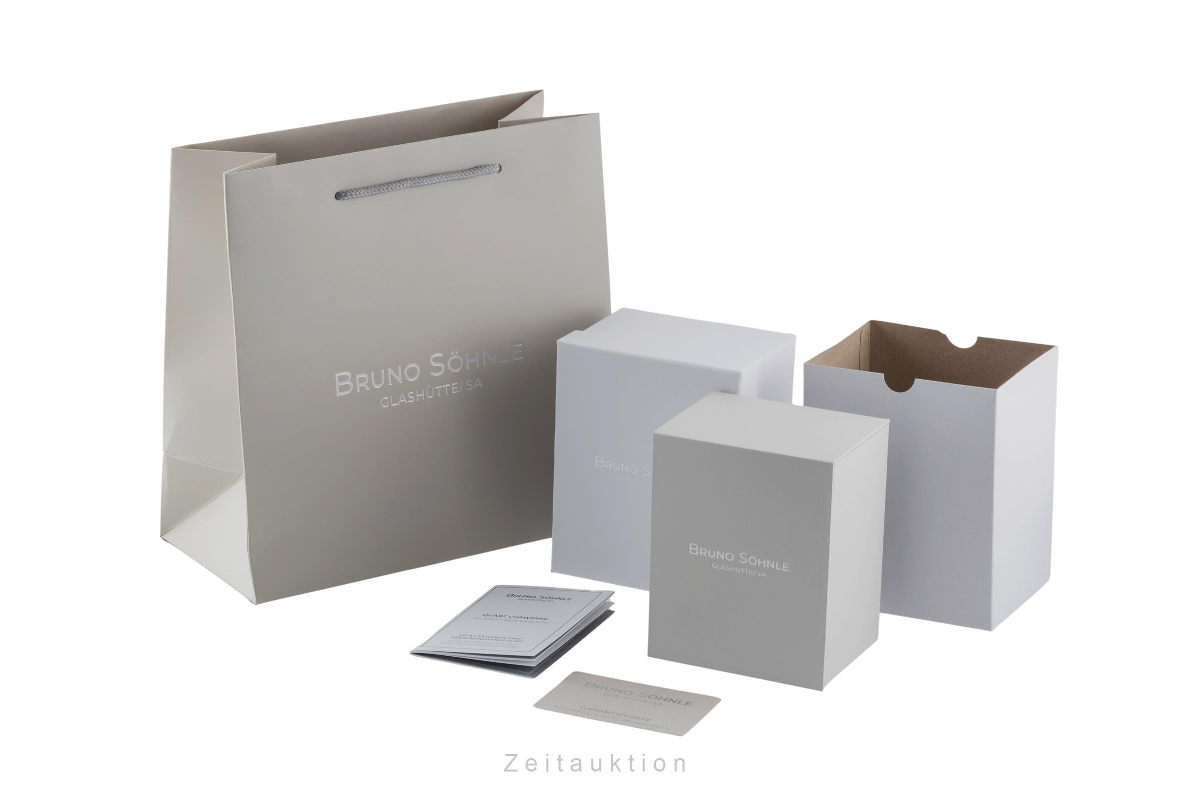 Bruno Söhnle Glashütte Bergamo Big acero cuarzo reloj para caballeros 17-13234-131  [2602742]