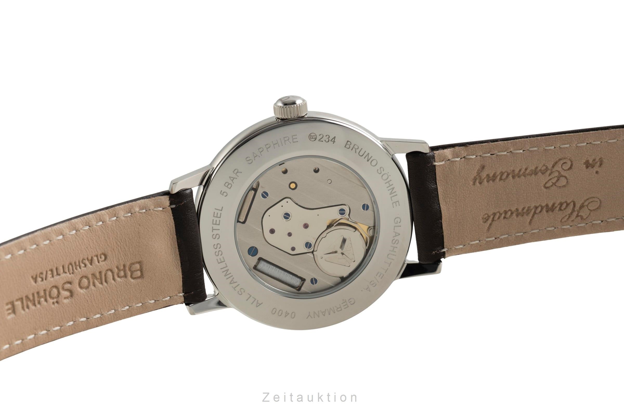 Bruno Söhnle Glashütte Bergamo Big acero cuarzo reloj para caballeros 17-13234-131  [2602742]