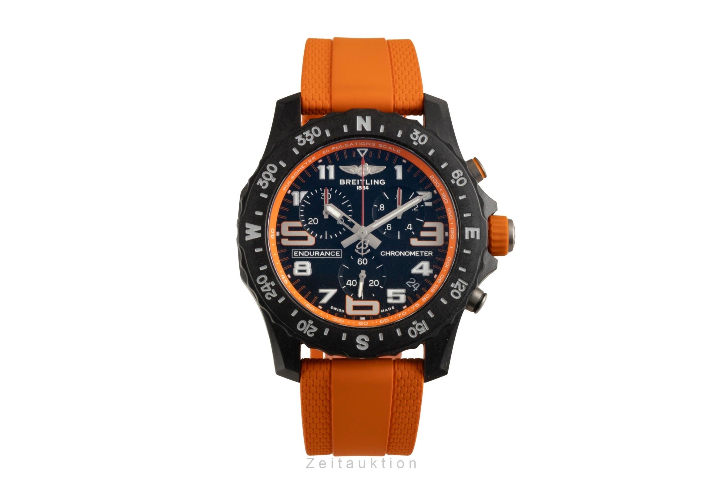 Breitling Endurance Pro cronografo breitlight quarzo orologio da uomo X82310A51B1S2 LP: 3600EUR  [2602748]